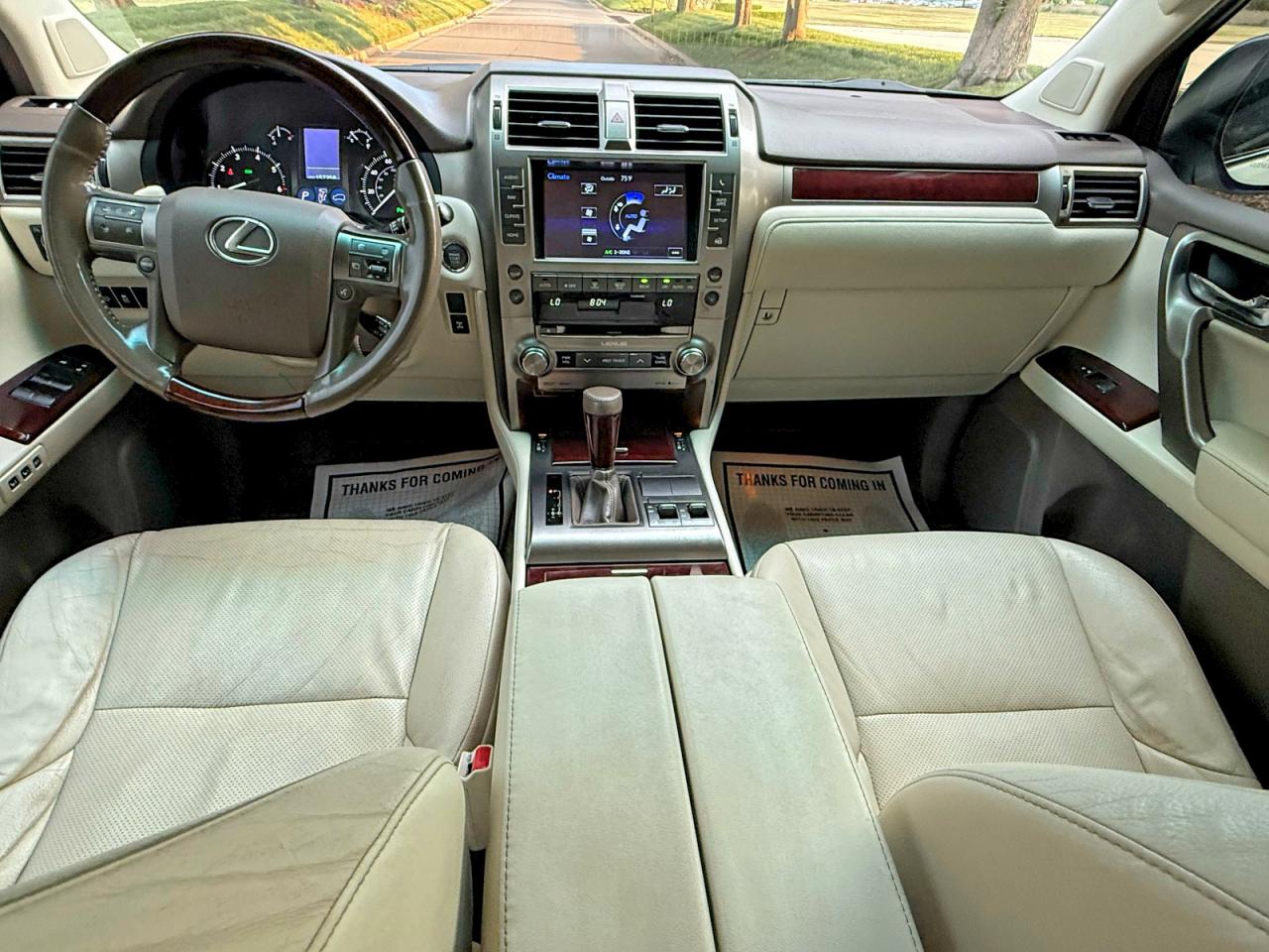 2015 Lexus Gx 460 White vin: JTJBM7FX8F5111477