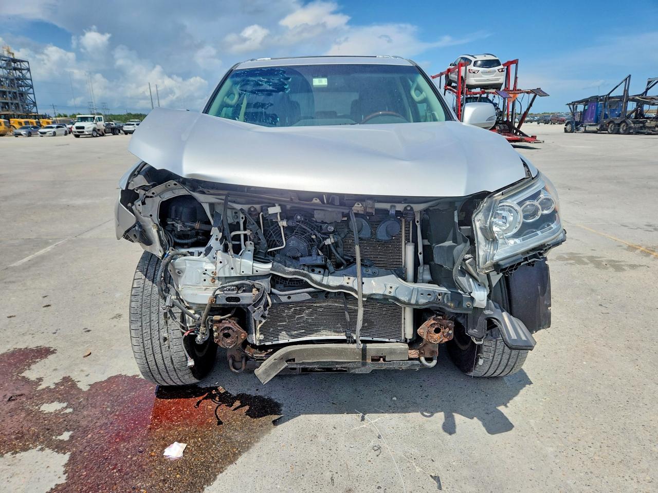 2015 Lexus Gx 460 Silver vin: JTJBM7FX8F5113794