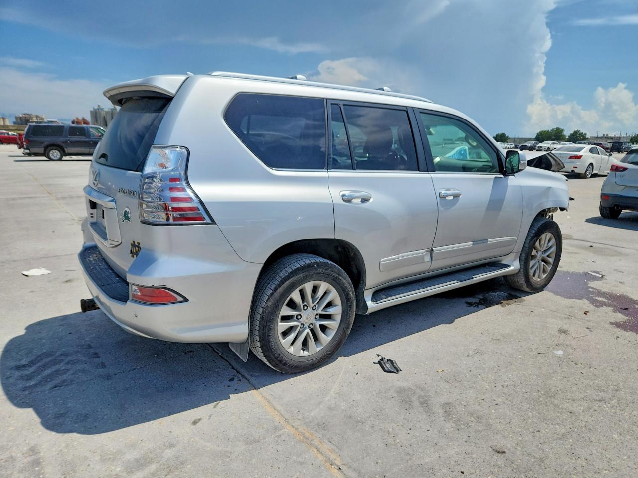 2015 Lexus Gx 460 Silver vin: JTJBM7FX8F5113794