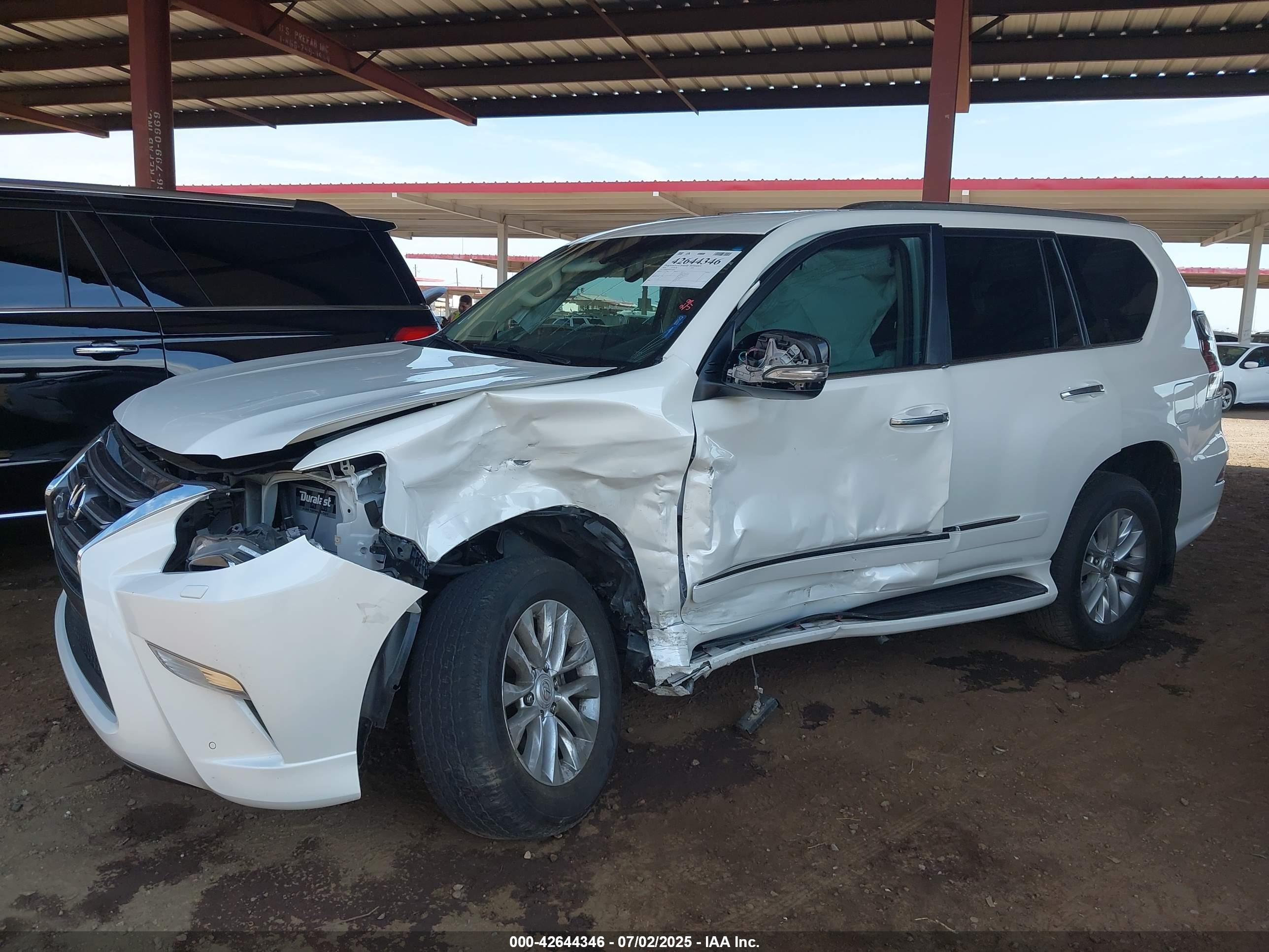 2018 Lexus Gx 460 White vin: JTJBM7FX8J5198645