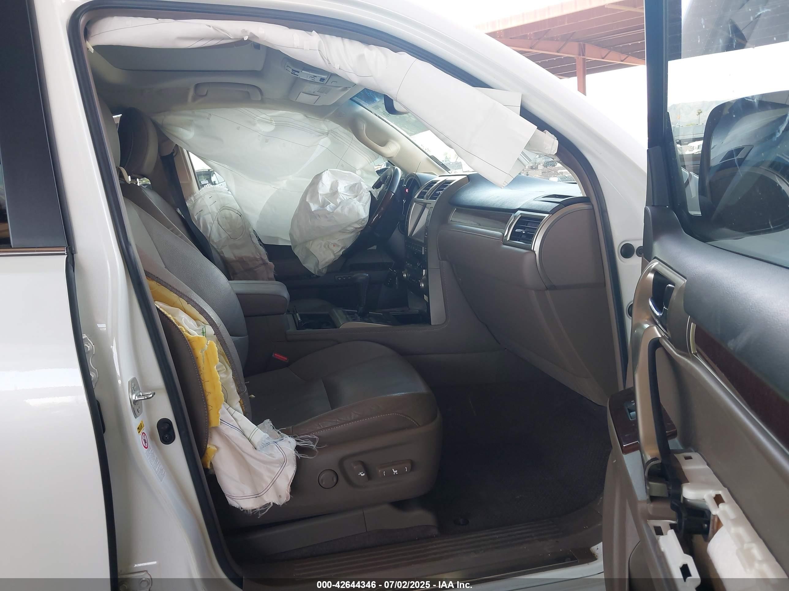 2018 Lexus Gx 460 White vin: JTJBM7FX8J5198645