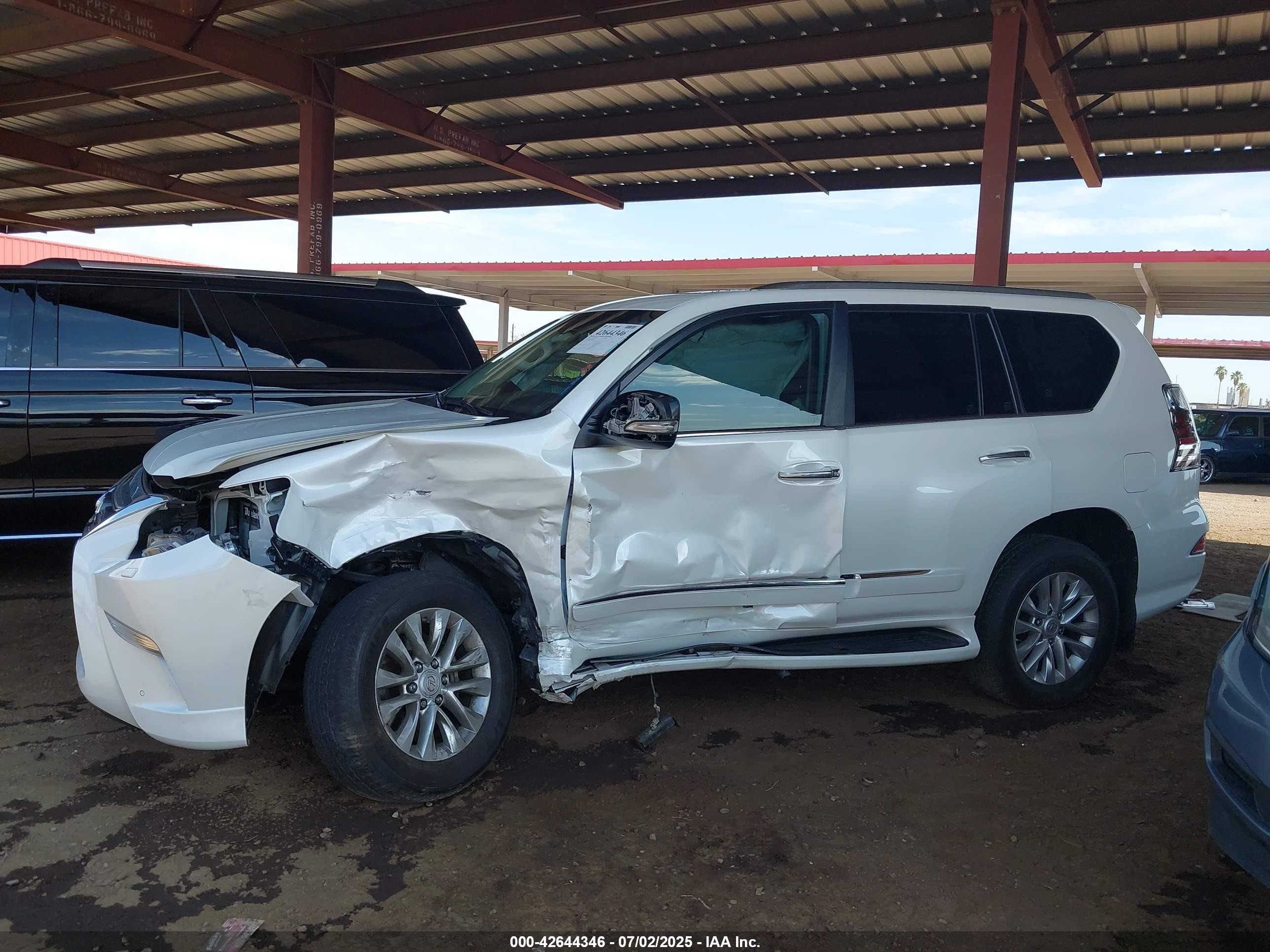 2018 Lexus Gx 460 White vin: JTJBM7FX8J5198645