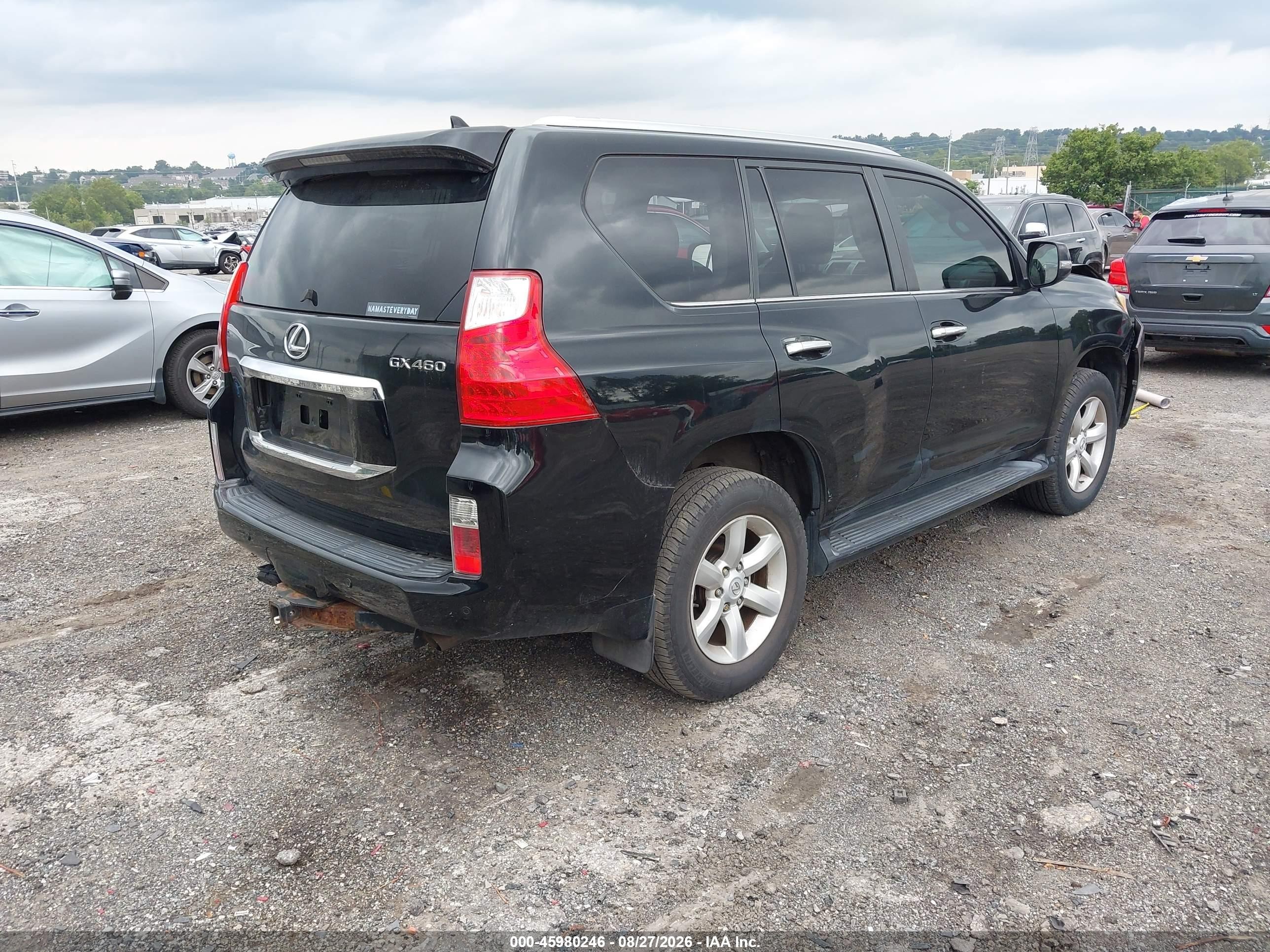 2011 Lexus Gx 460   Black vin: JTJBM7FX9B5020034
