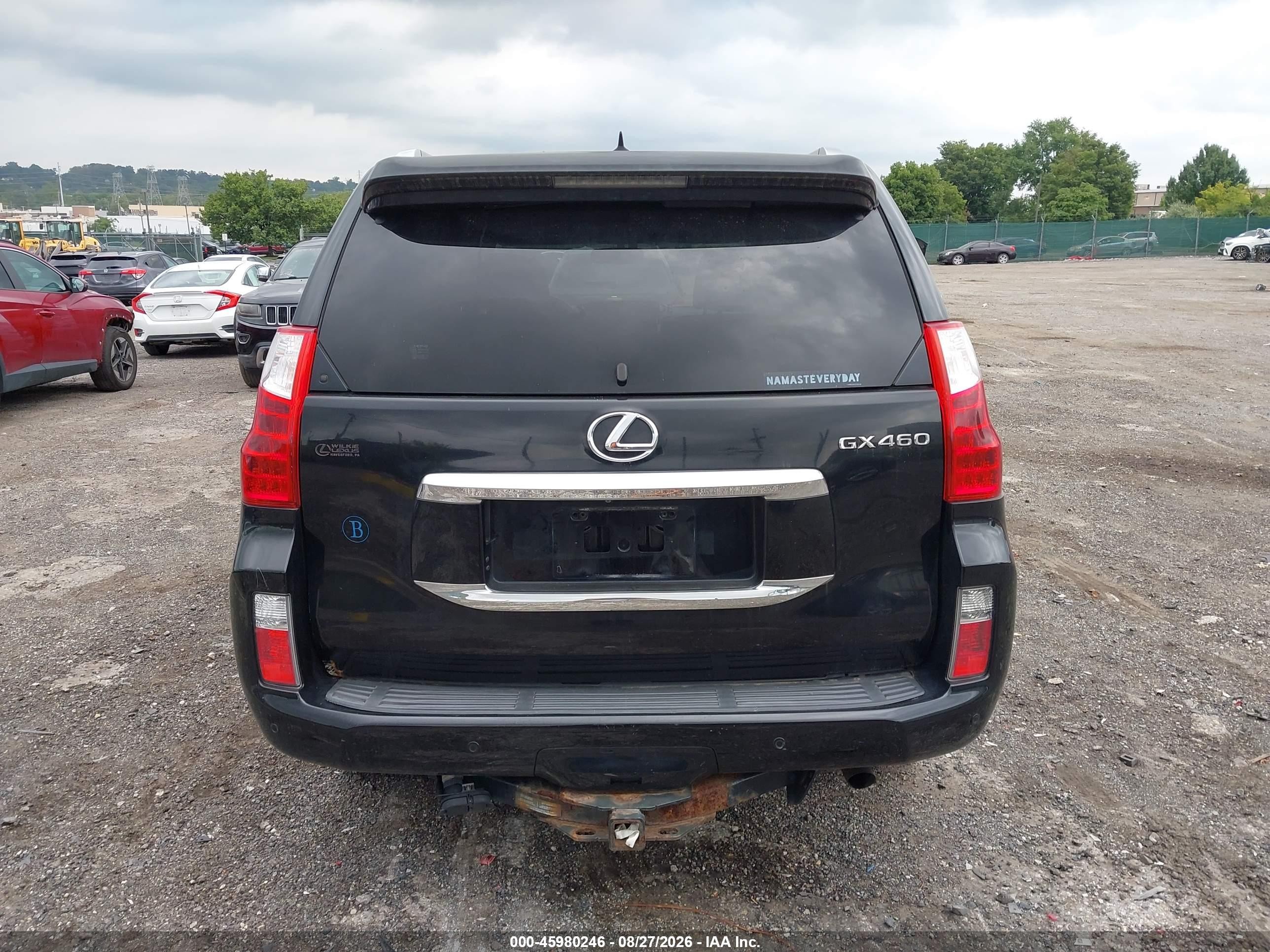 2011 Lexus Gx 460   Black vin: JTJBM7FX9B5020034