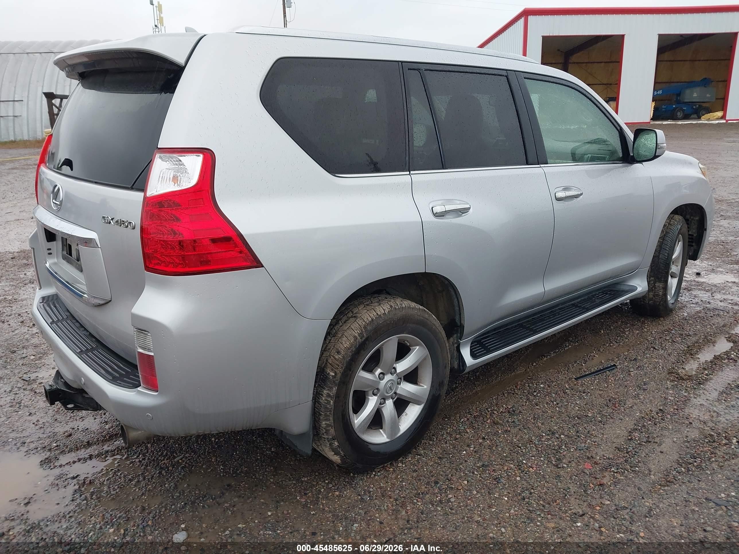 2011 Lexus Gx 460   Silver vin: JTJBM7FX9B5022799