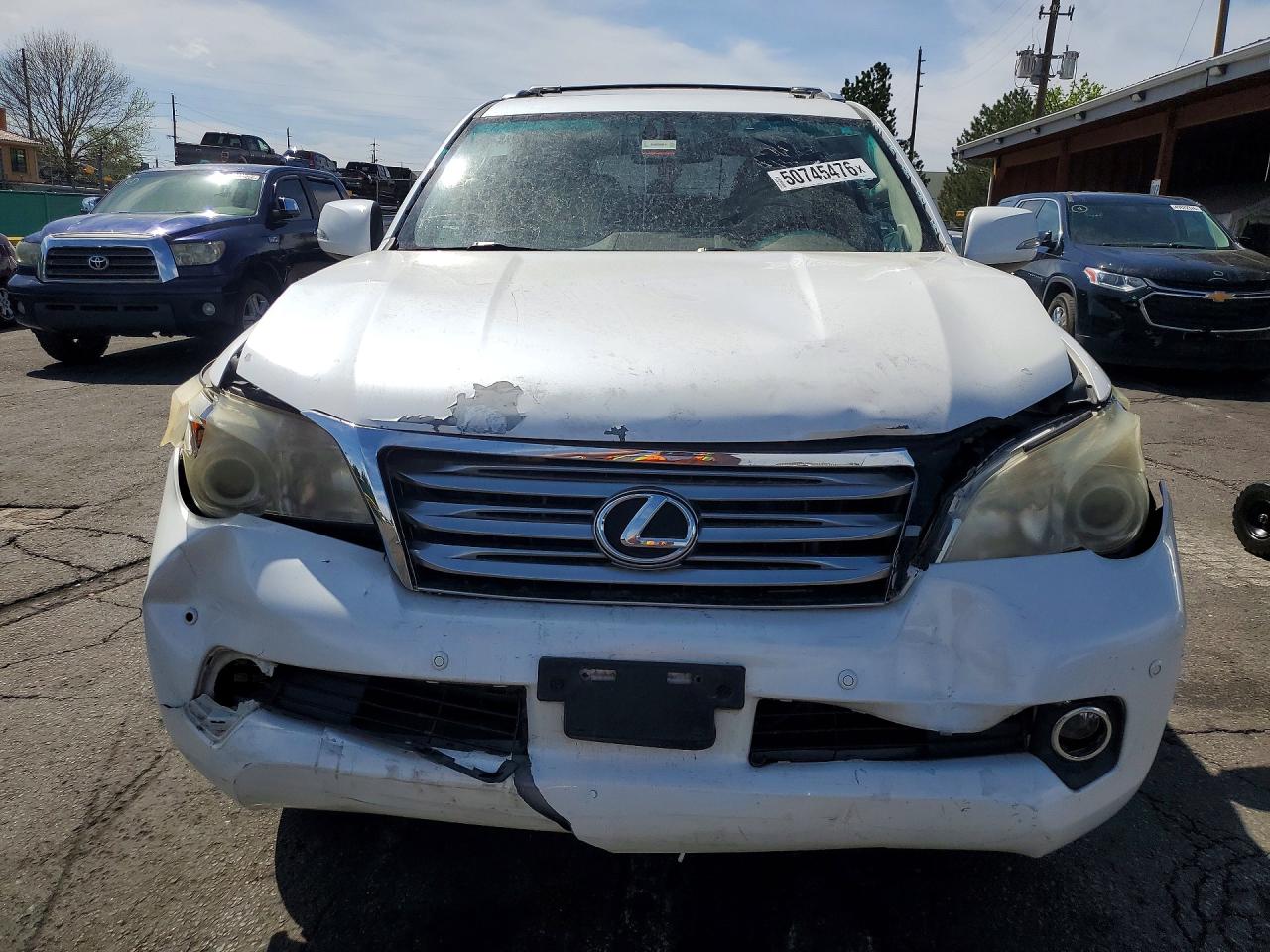 2011 Lexus Gx 460 Base White vin: JTJBM7FX9B5032345