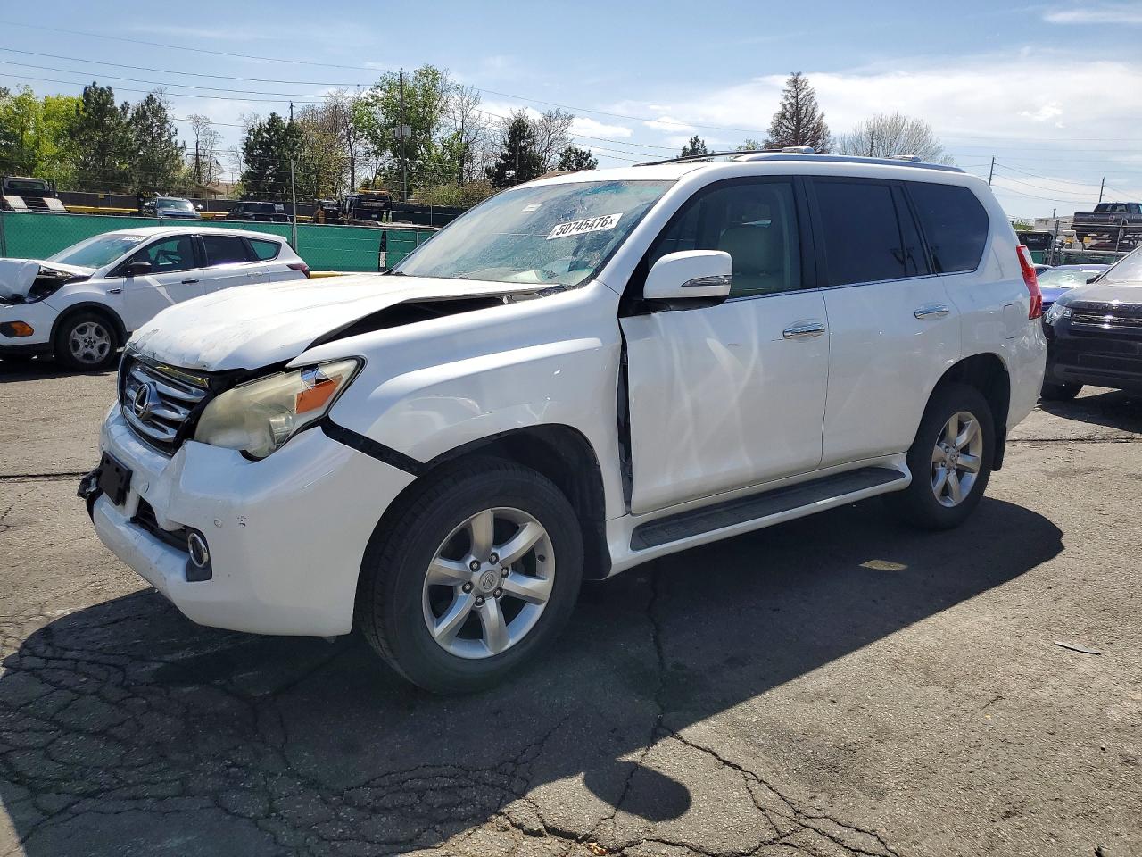 2011 Lexus Gx 460 Base White vin: JTJBM7FX9B5032345