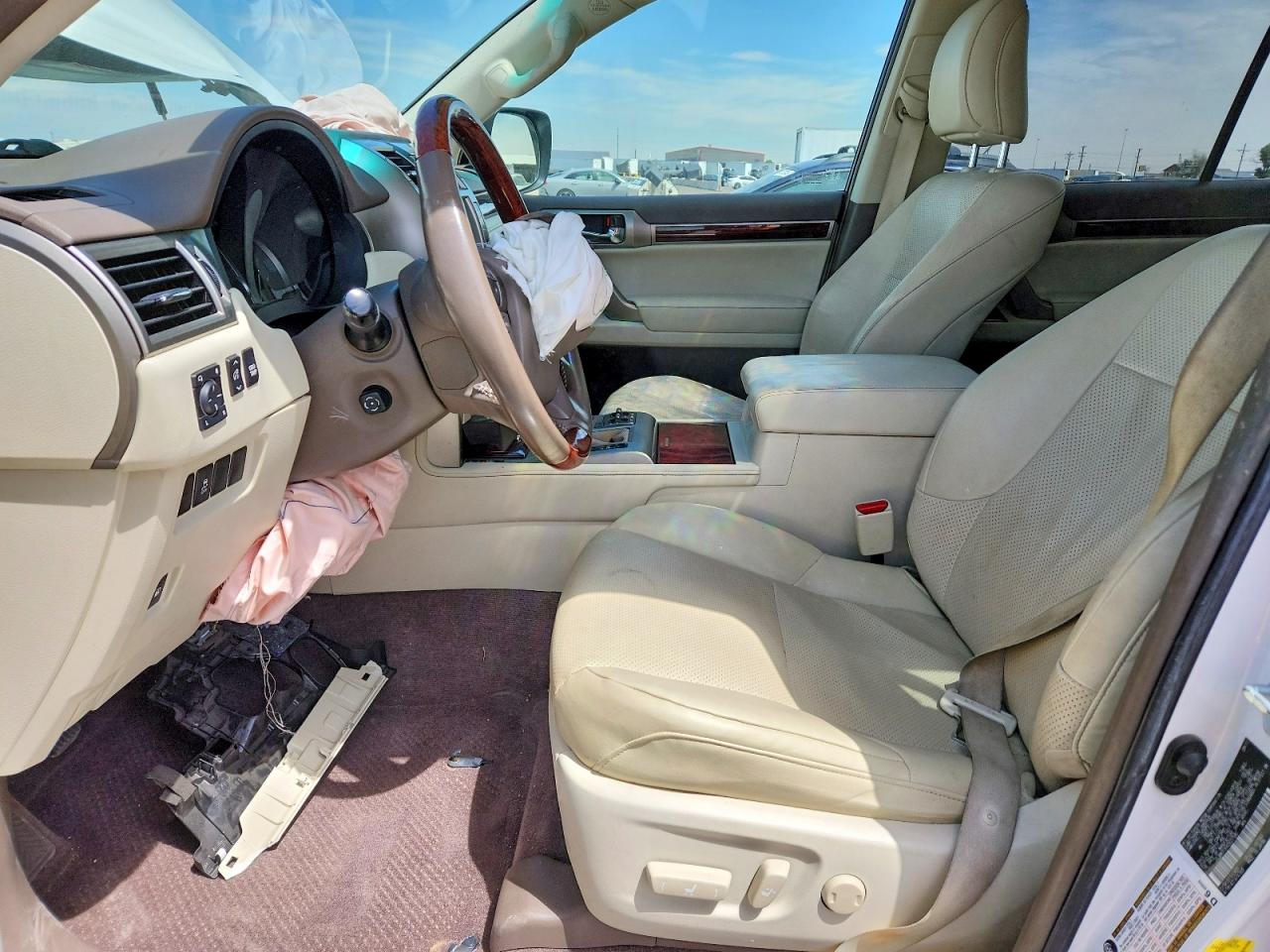 2012 Lexus Gx 460 White vin: JTJBM7FX9C5037580