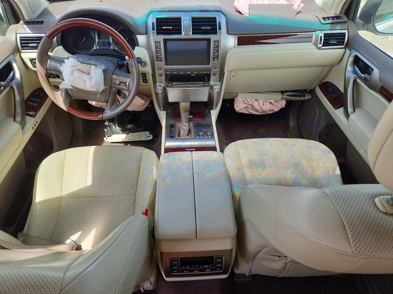 2012 Lexus Gx 460 White vin: JTJBM7FX9C5037580