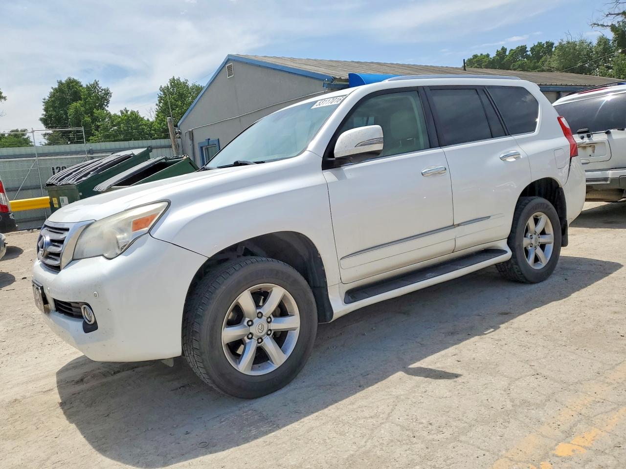 2012 Lexus Gx 460 White vin: JTJBM7FX9C5042939