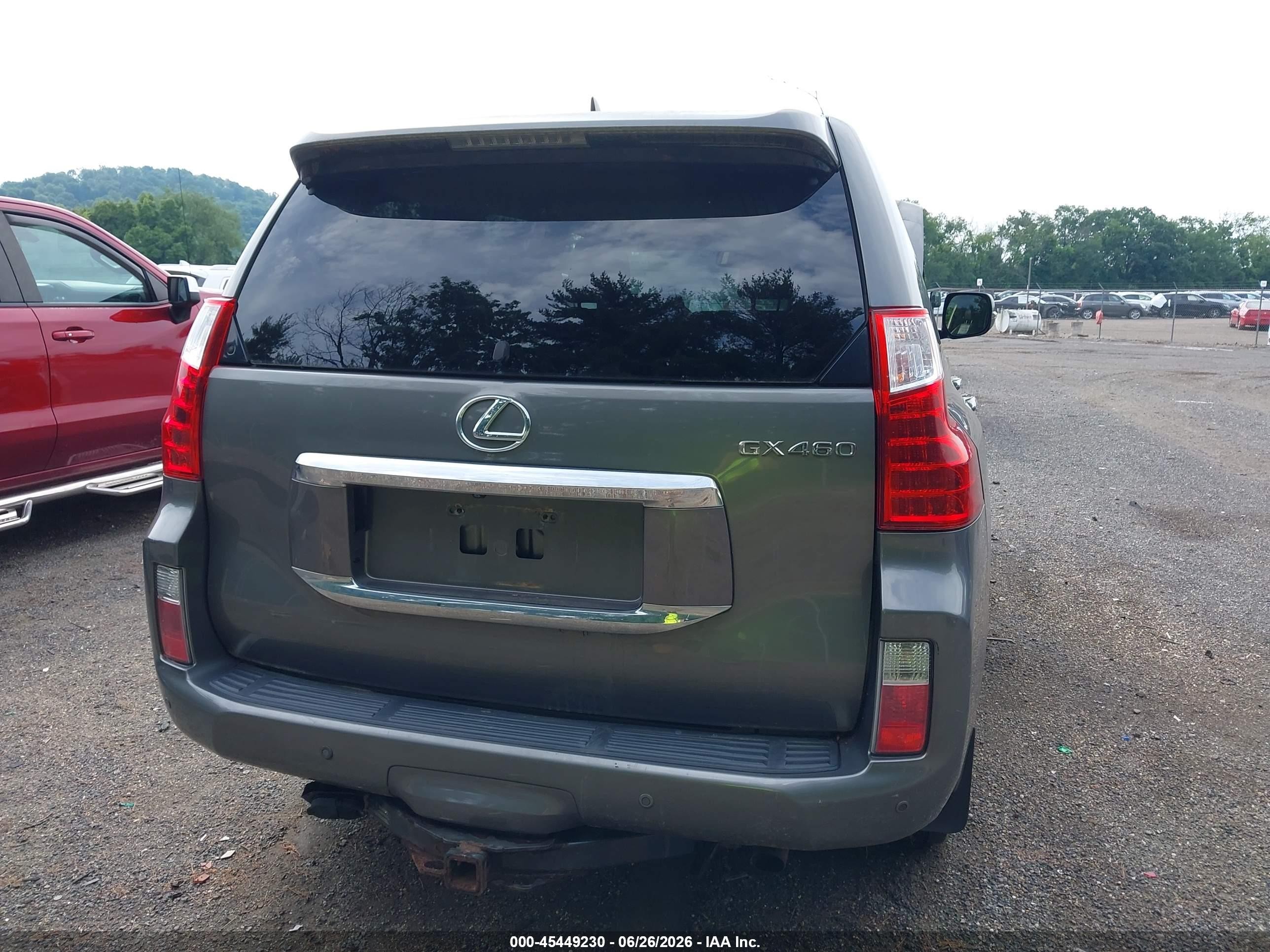 2012 Lexus Gx 460   Gray vin: JTJBM7FX9C5047736