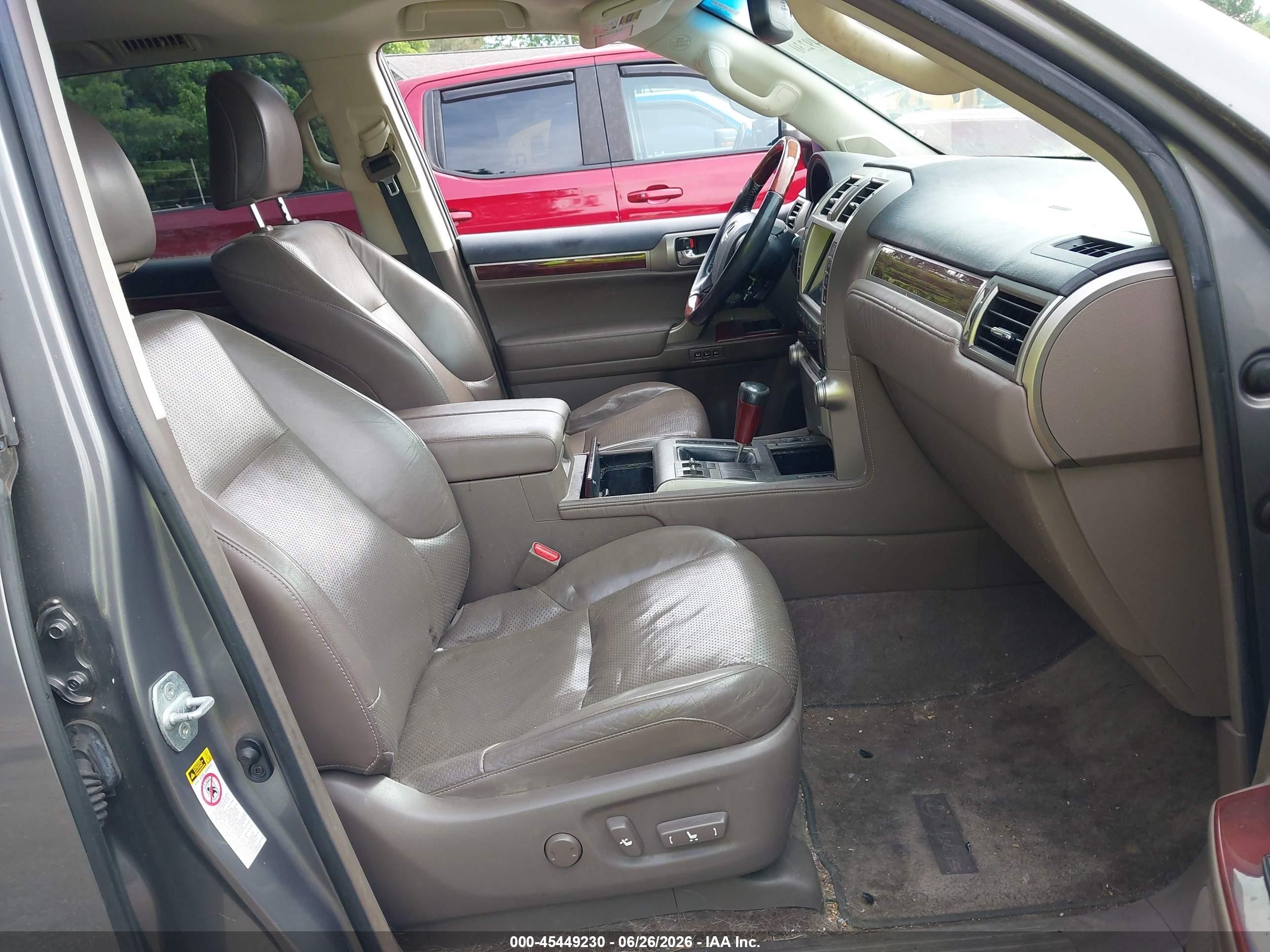 2012 Lexus Gx 460   Gray vin: JTJBM7FX9C5047736