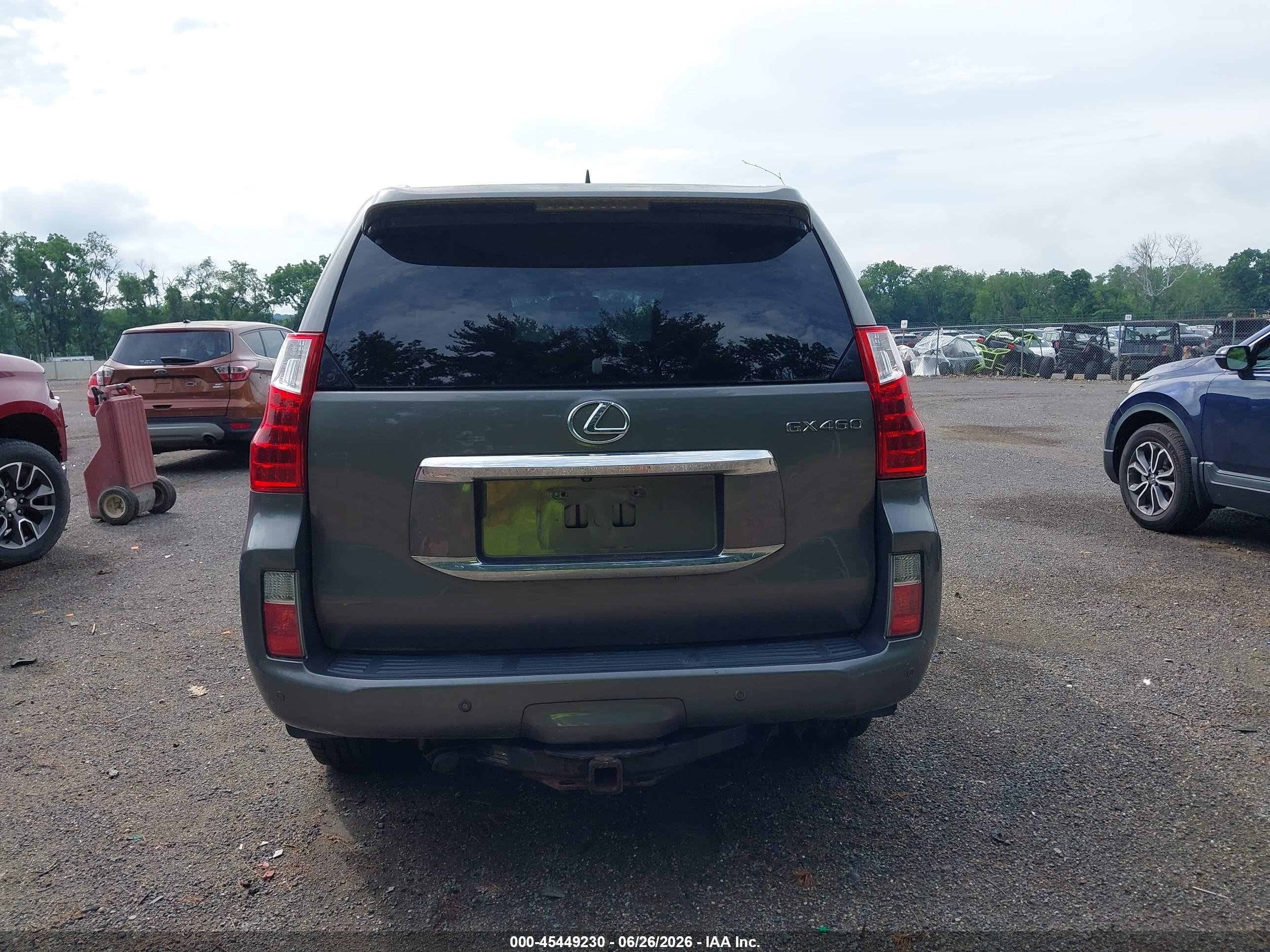 2012 Lexus Gx 460   Gray vin: JTJBM7FX9C5047736