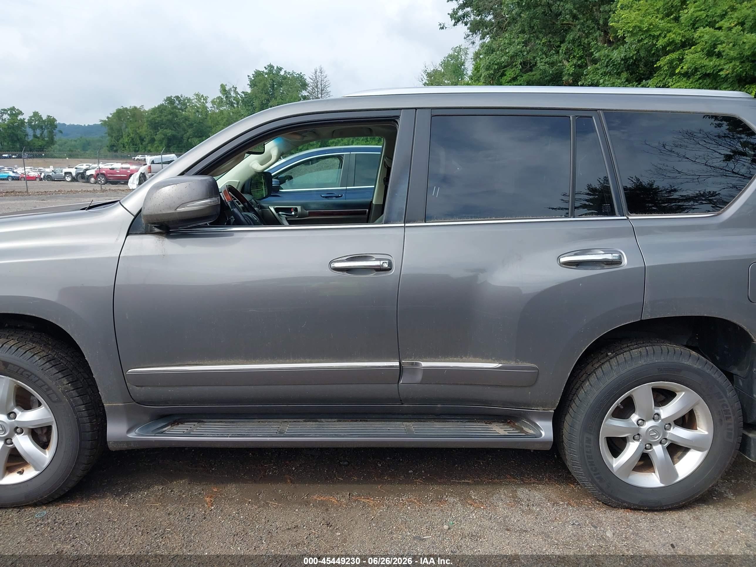 2012 Lexus Gx 460   Gray vin: JTJBM7FX9C5047736