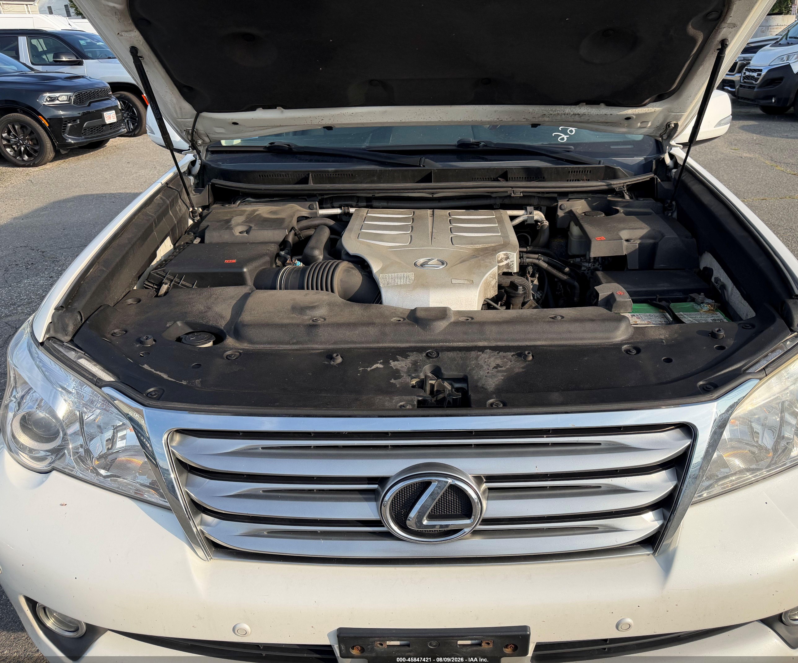 2013 Lexus Gx 460 White vin: JTJBM7FX9D5058723