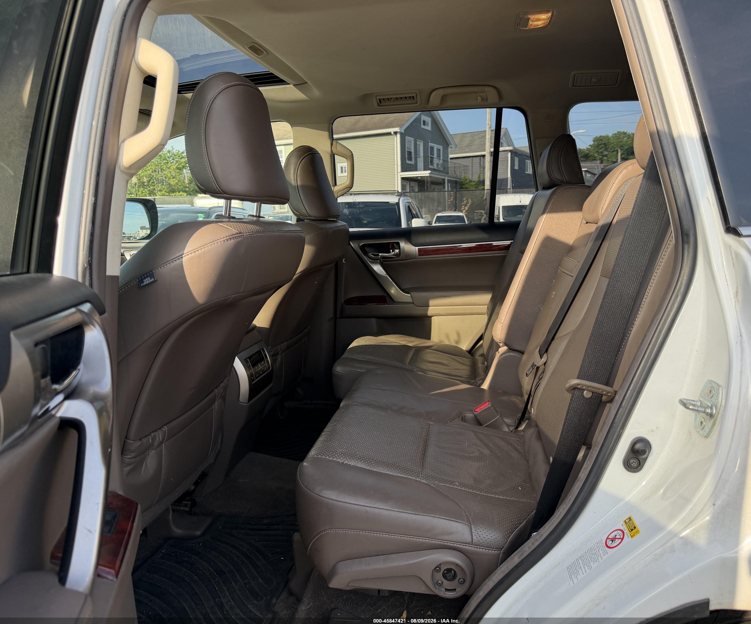 2013 Lexus Gx 460 White vin: JTJBM7FX9D5058723