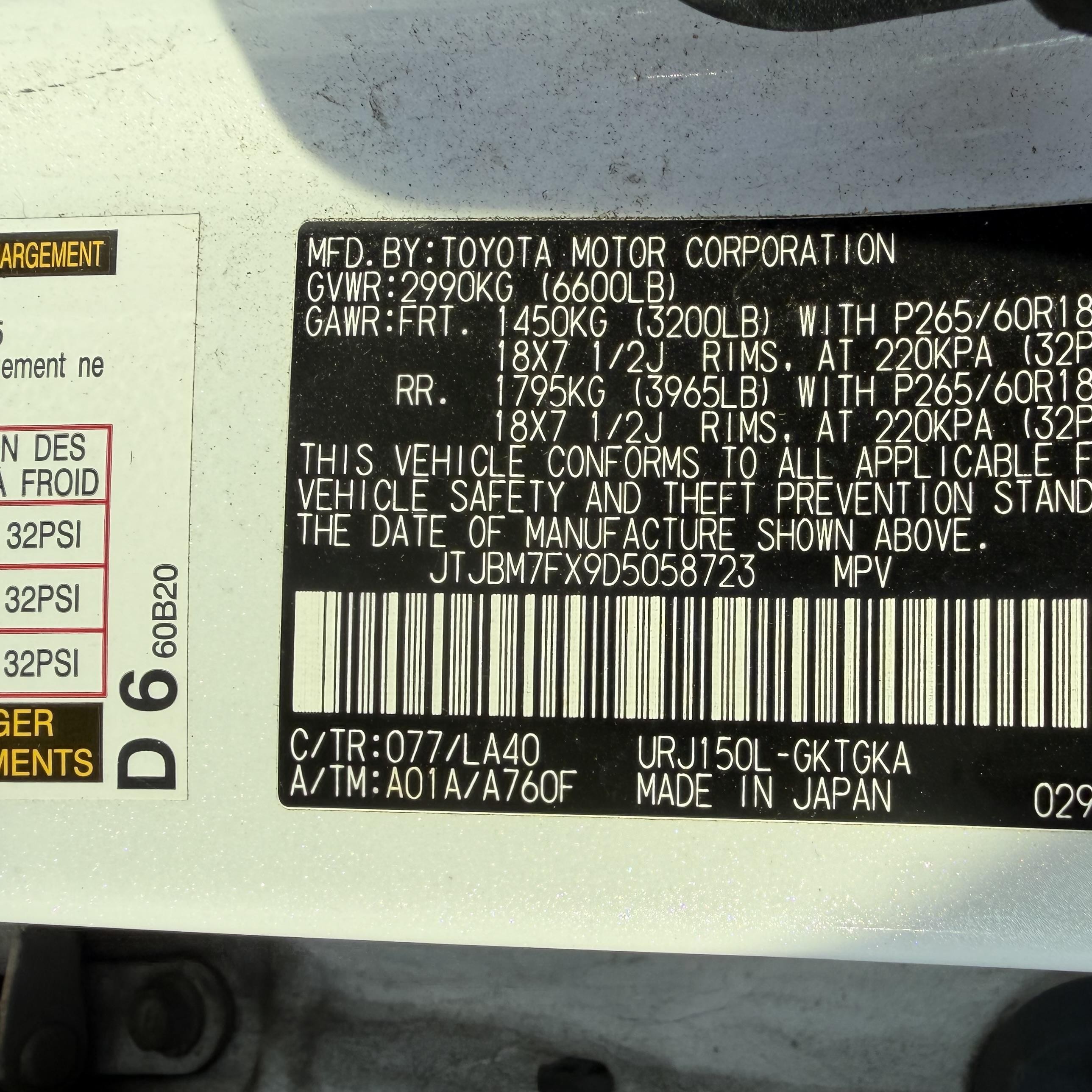 2013 Lexus Gx 460 White vin: JTJBM7FX9D5058723