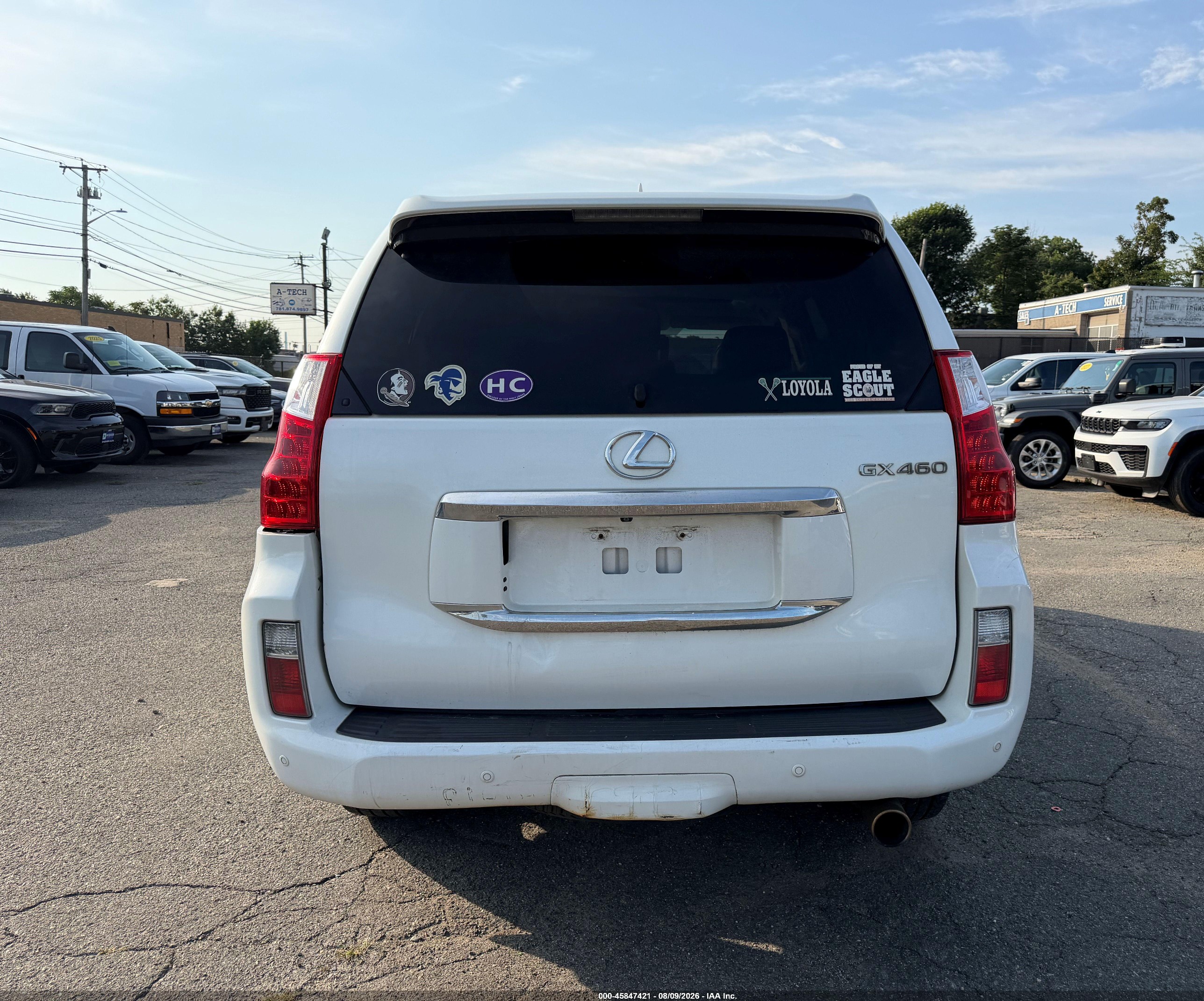 2013 Lexus Gx 460 White vin: JTJBM7FX9D5058723