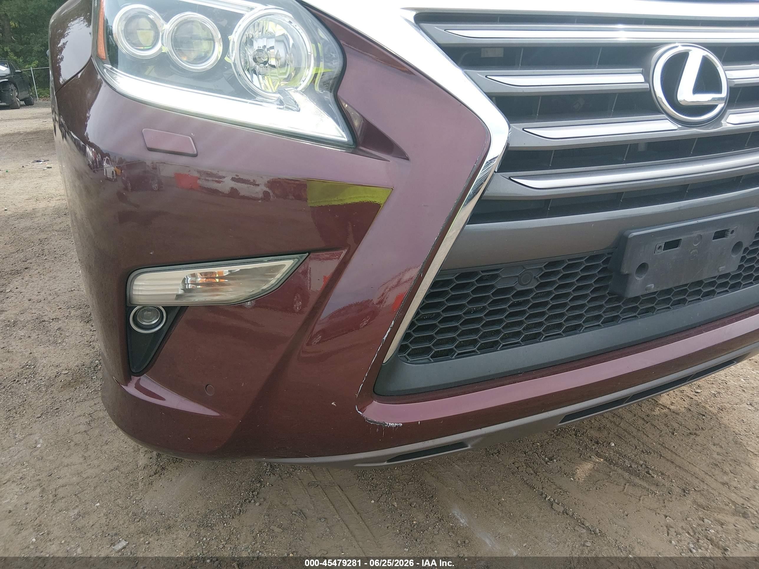 2014 Lexus Gx 460   Бордовый vin: JTJBM7FX9E5083316