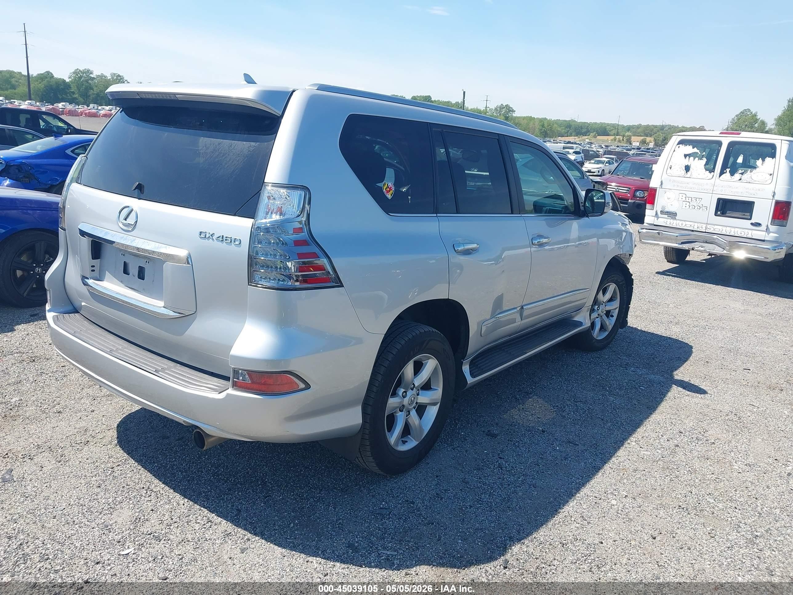 2015 Lexus Gx 460   Silver vin: JTJBM7FX9F5092700