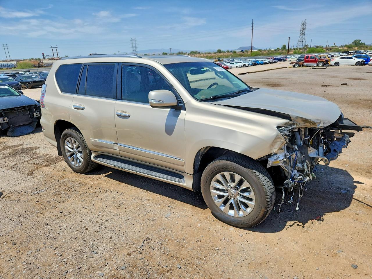 2015 Lexus Gx 460 Tan vin: JTJBM7FX9F5116798