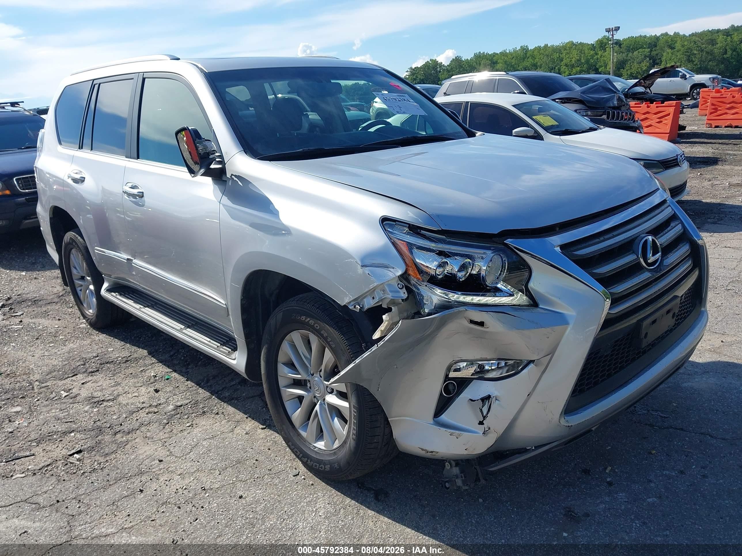 2015 Lexus Gx 460 Silver vin: JTJBM7FXXF5108872