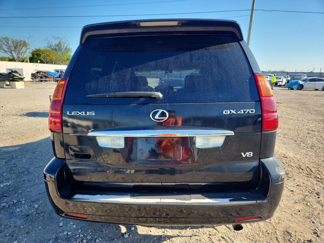 2003 Lexus Gx 470 4wd Black vin: JTJBT20X030009131