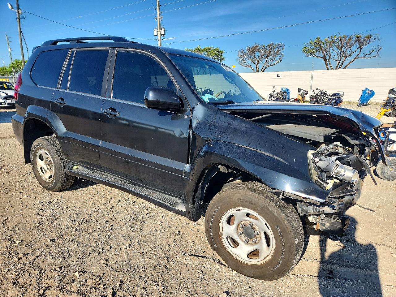 2003 Lexus Gx 470 4wd Black vin: JTJBT20X030009131