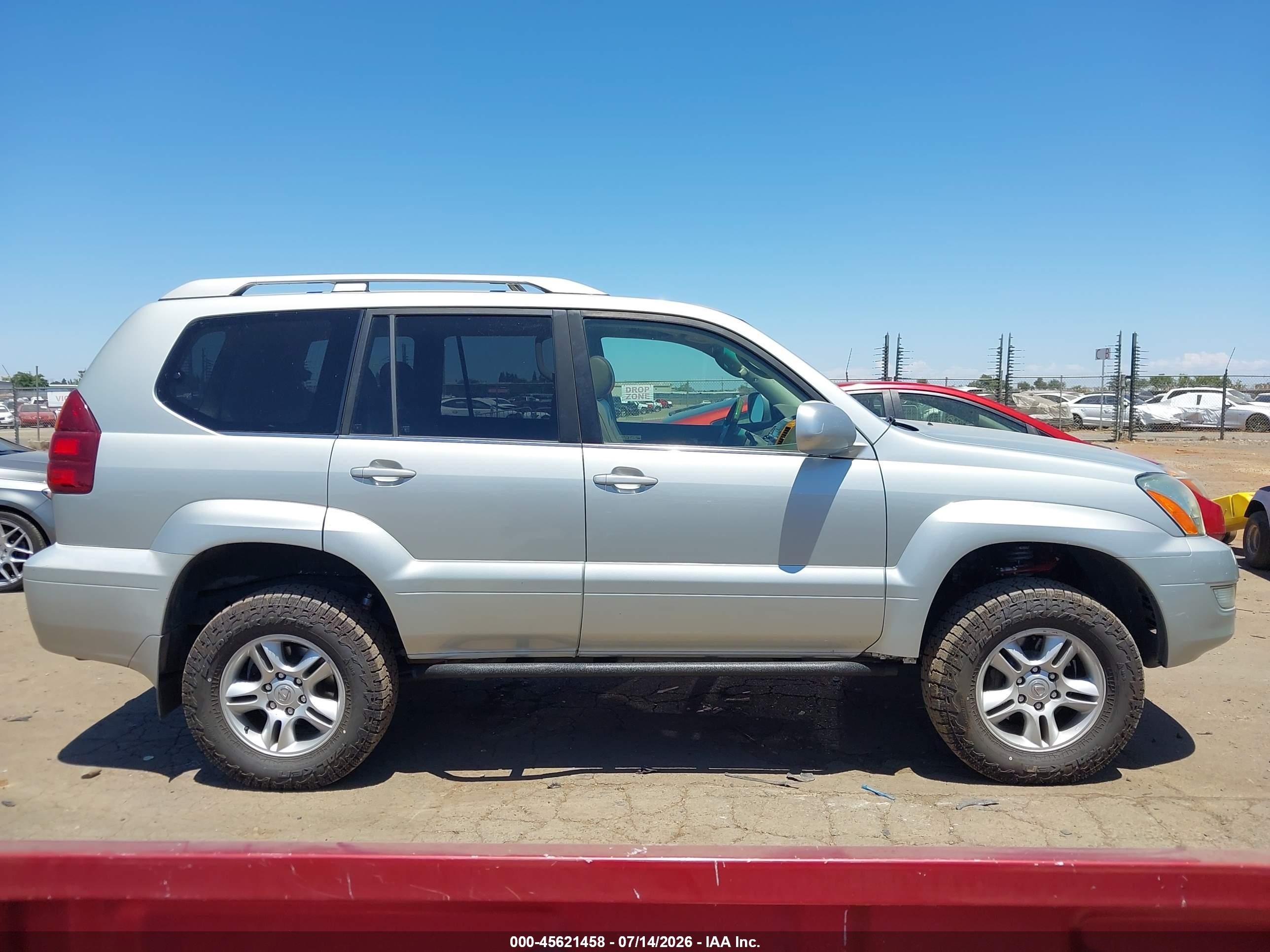 2003 Lexus Gx 470   Серебряный vin: JTJBT20X030009971