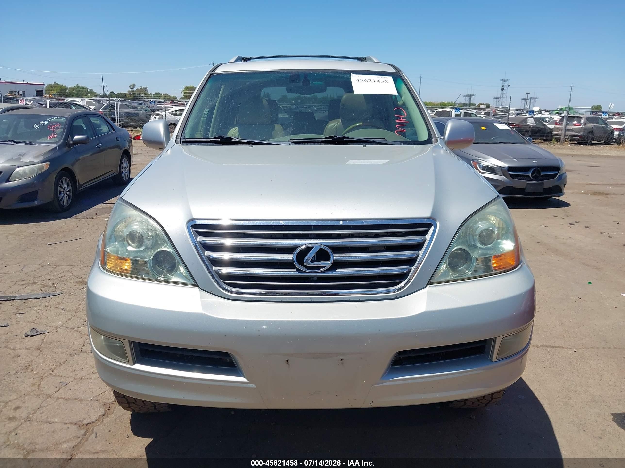 2003 Lexus Gx 470   Серебряный vin: JTJBT20X030009971
