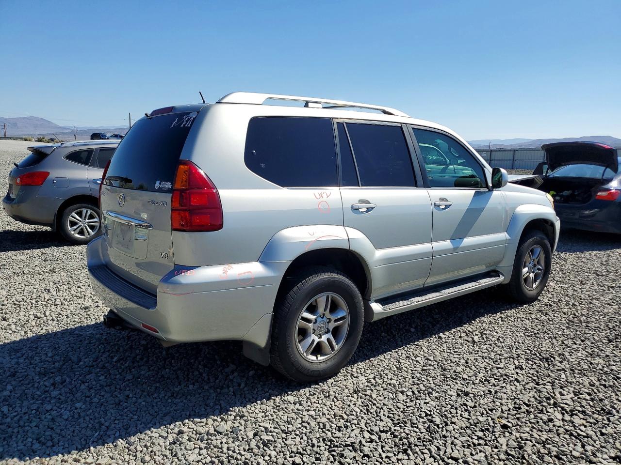 2003 Lexus Gx 470 Silver vin: JTJBT20X030015771