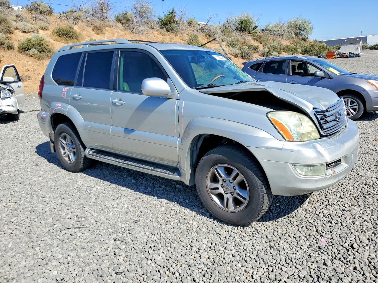 2003 Lexus Gx 470 Silver vin: JTJBT20X030015771