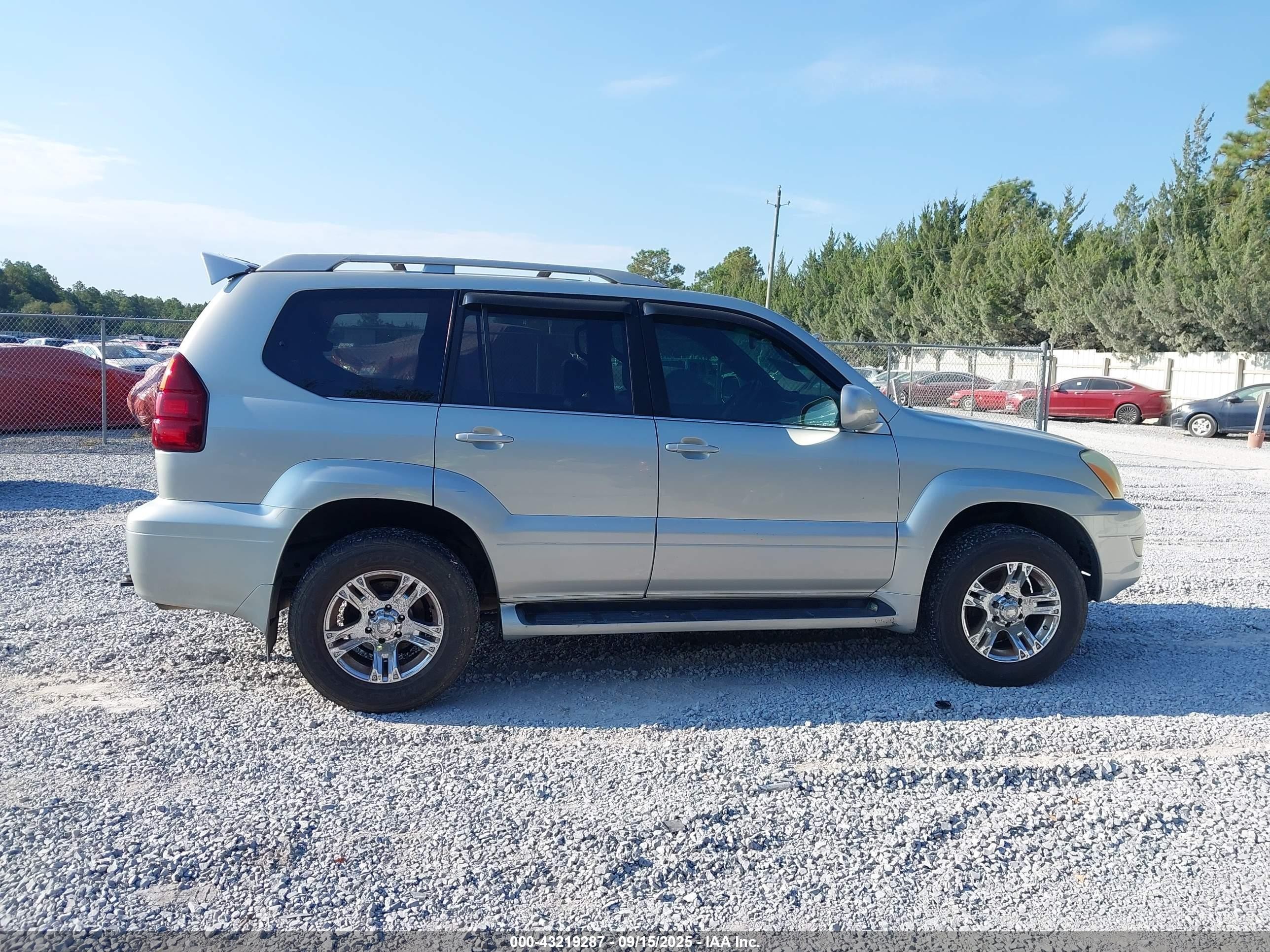 2003 Lexus Gx 470   White vin: JTJBT20X030022445