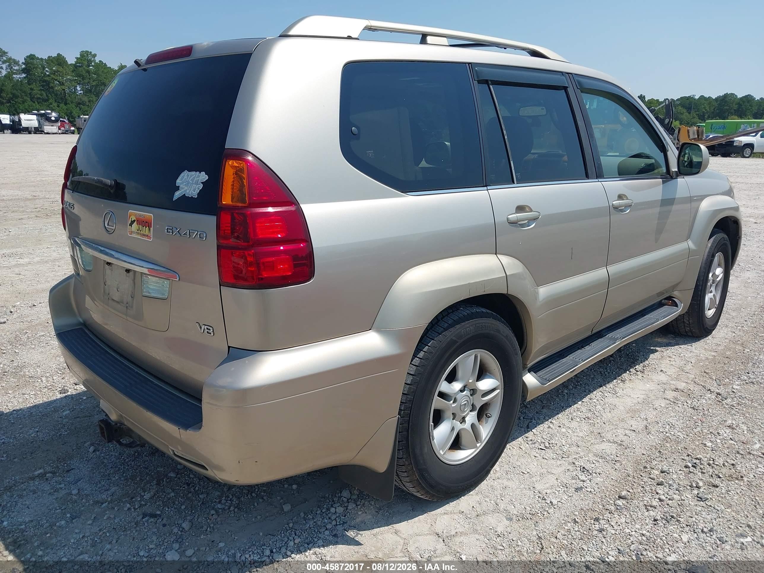2004 Lexus Gx 470 Cream vin: JTJBT20X040024293