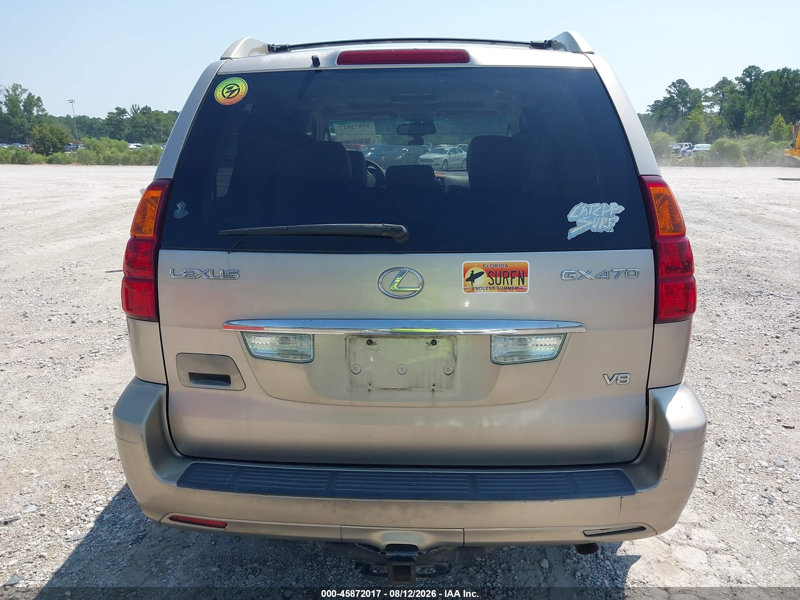 2004 Lexus Gx 470 Cream vin: JTJBT20X040024293