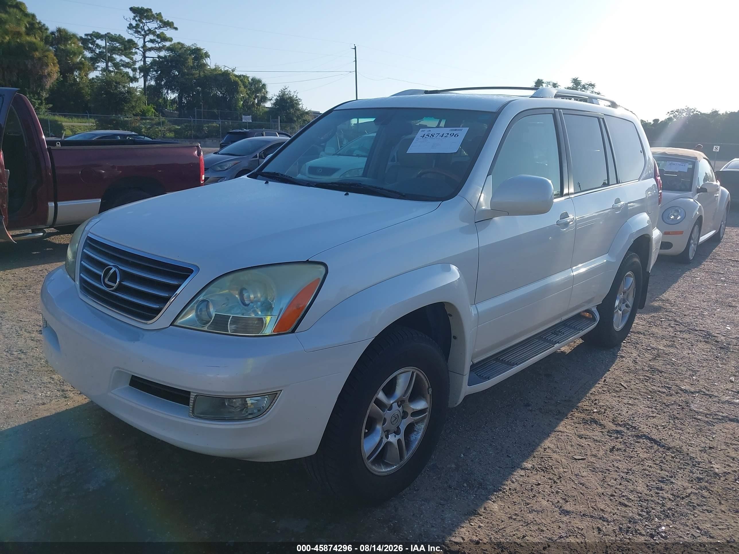 2004 Lexus Gx 470   Белый vin: JTJBT20X040041000