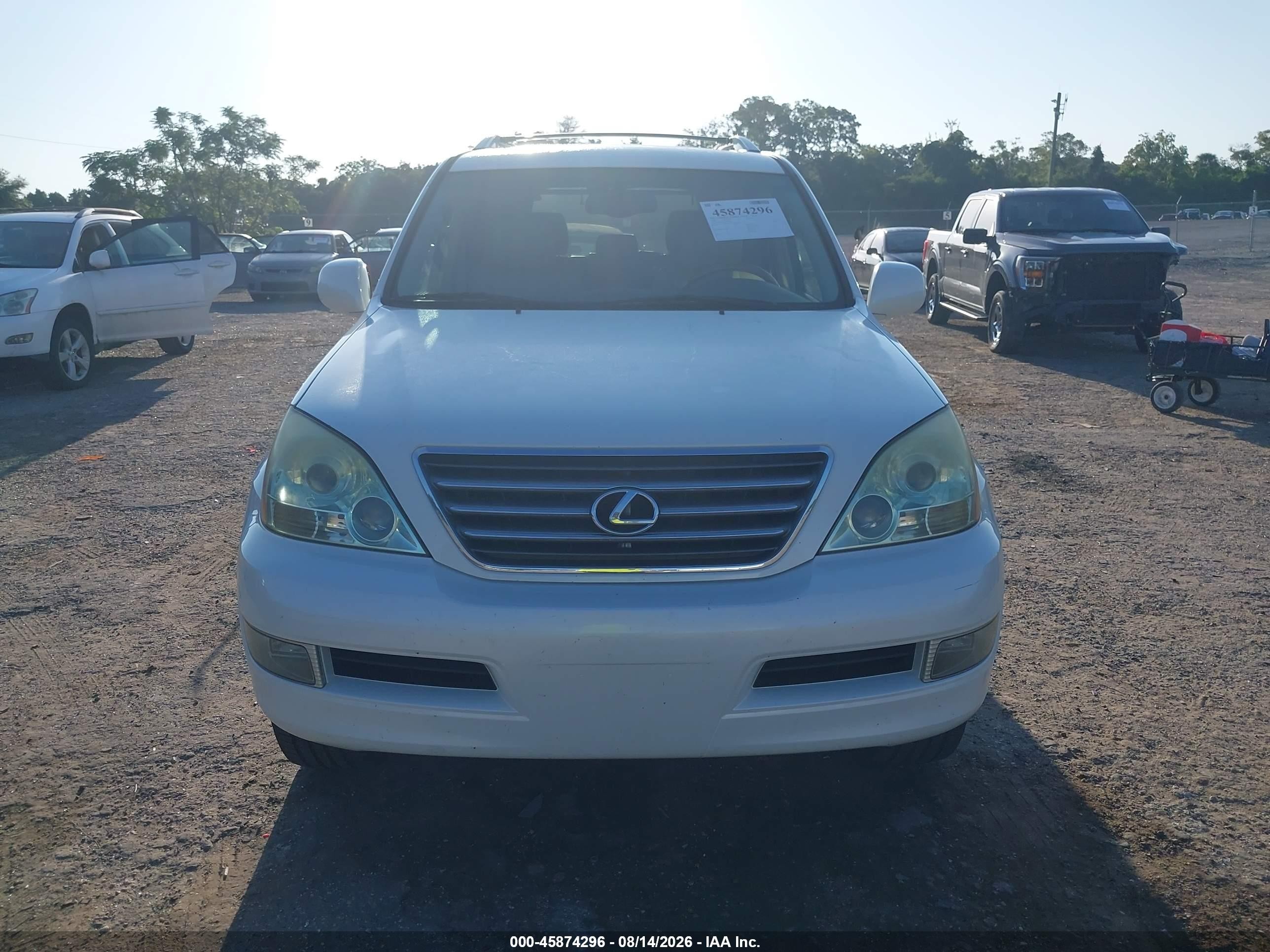 2004 Lexus Gx 470   Белый vin: JTJBT20X040041000