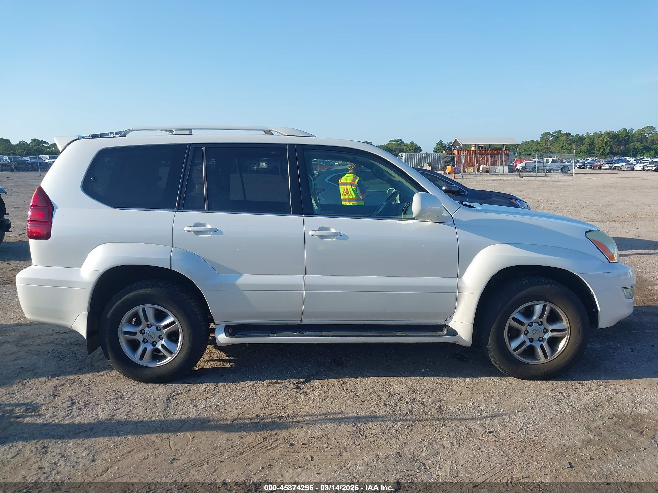 2004 Lexus Gx 470   Белый vin: JTJBT20X040041000
