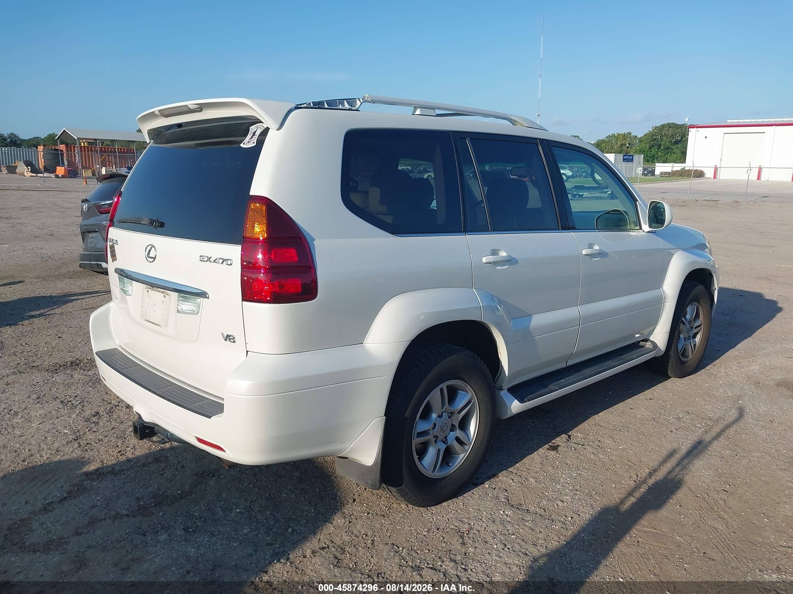 2004 Lexus Gx 470   Белый vin: JTJBT20X040041000