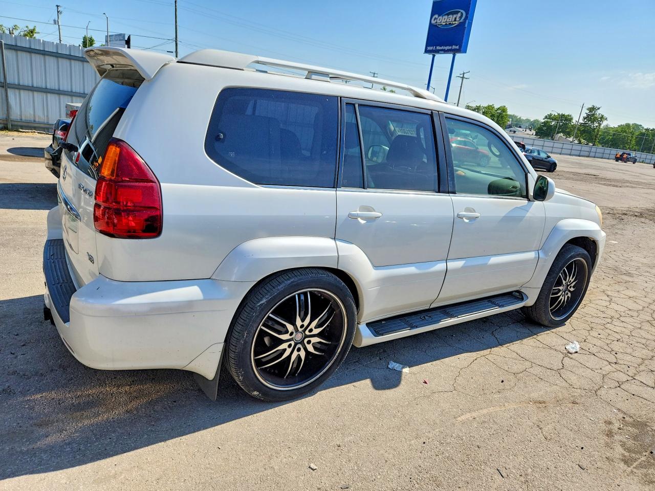 2004 Lexus Gx 470 White vin: JTJBT20X040045998