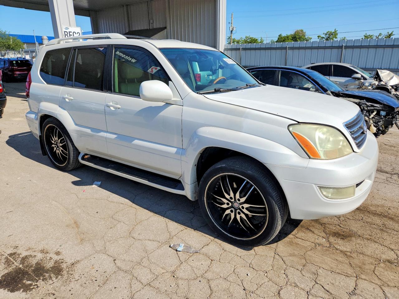 2004 Lexus Gx 470 White vin: JTJBT20X040045998