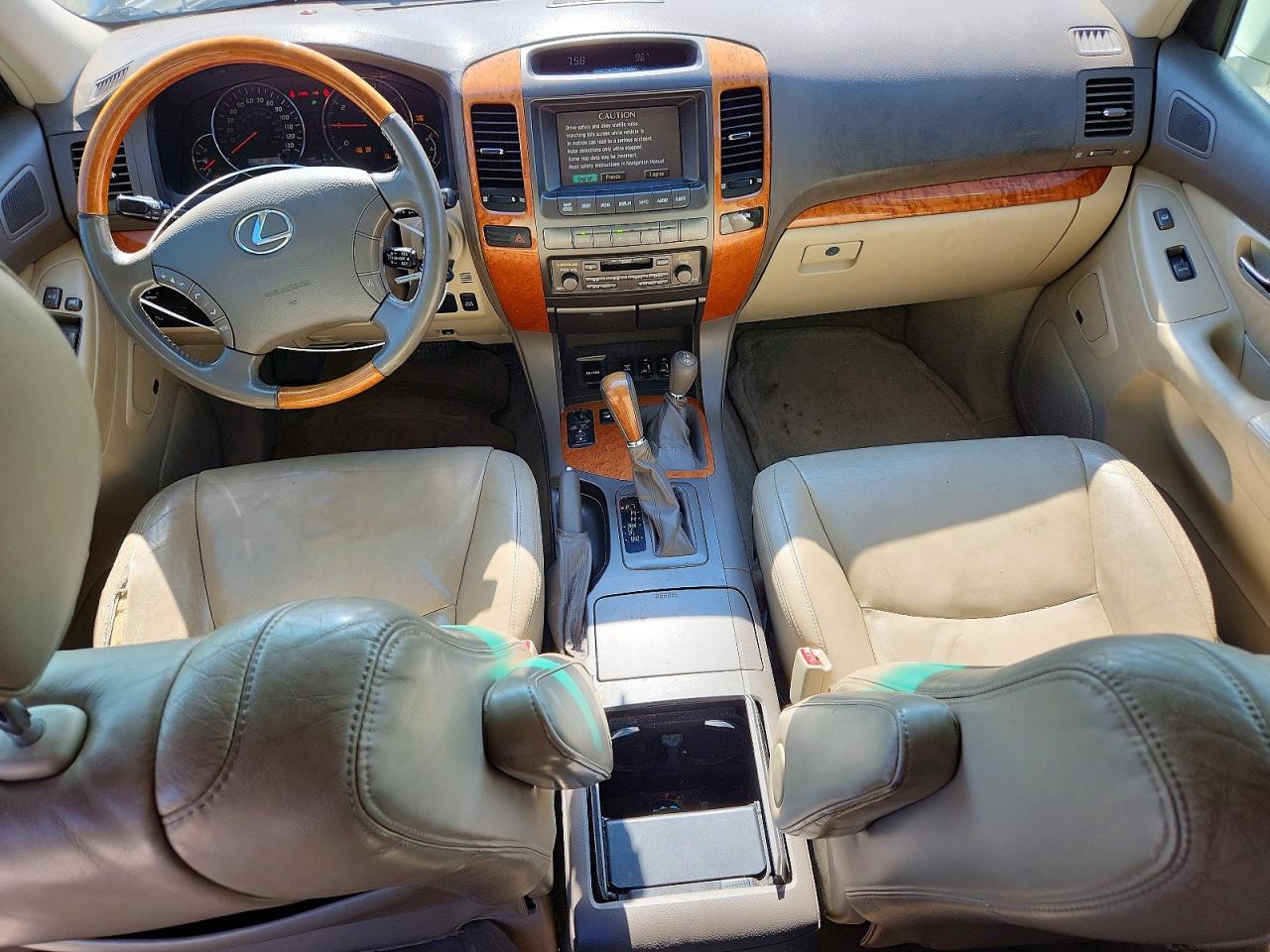2004 Lexus Gx 470 White vin: JTJBT20X040045998