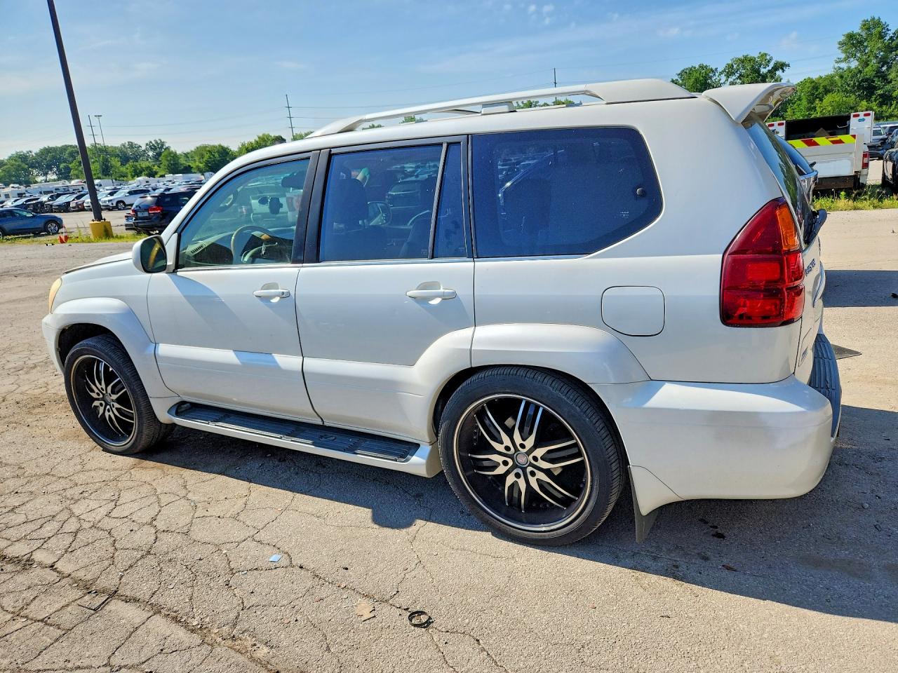 2004 Lexus Gx 470 White vin: JTJBT20X040045998