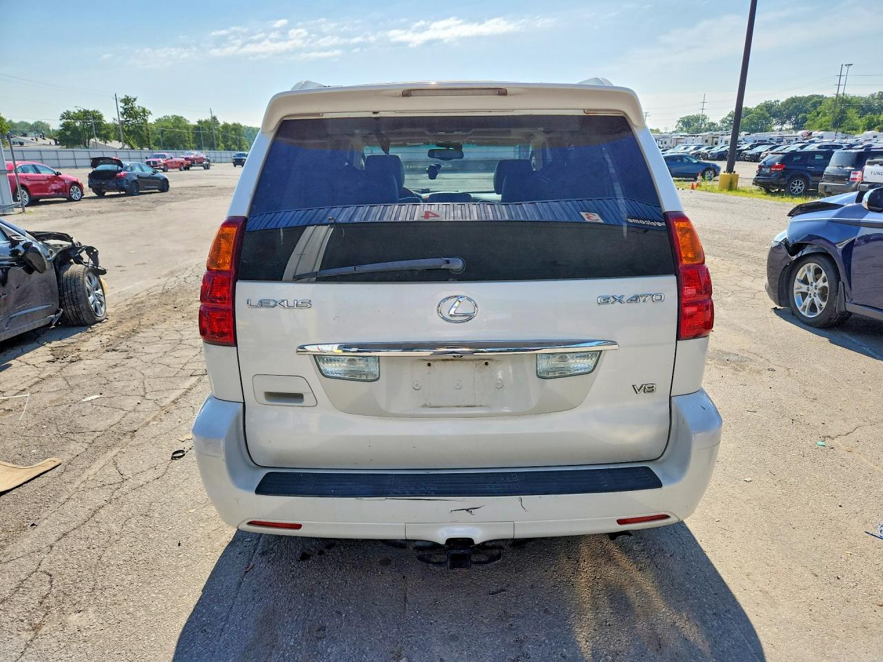 2004 Lexus Gx 470 White vin: JTJBT20X040045998