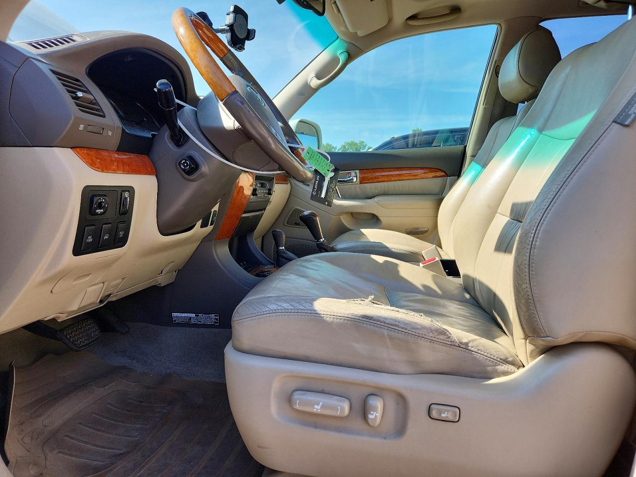 2004 Lexus Gx 470 White vin: JTJBT20X040045998