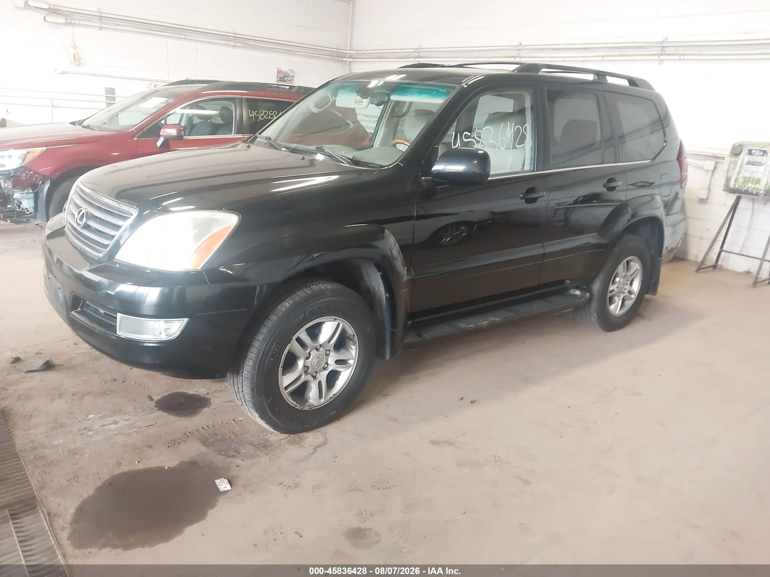 2005 Lexus Gx 470   Black vin: JTJBT20X050069252