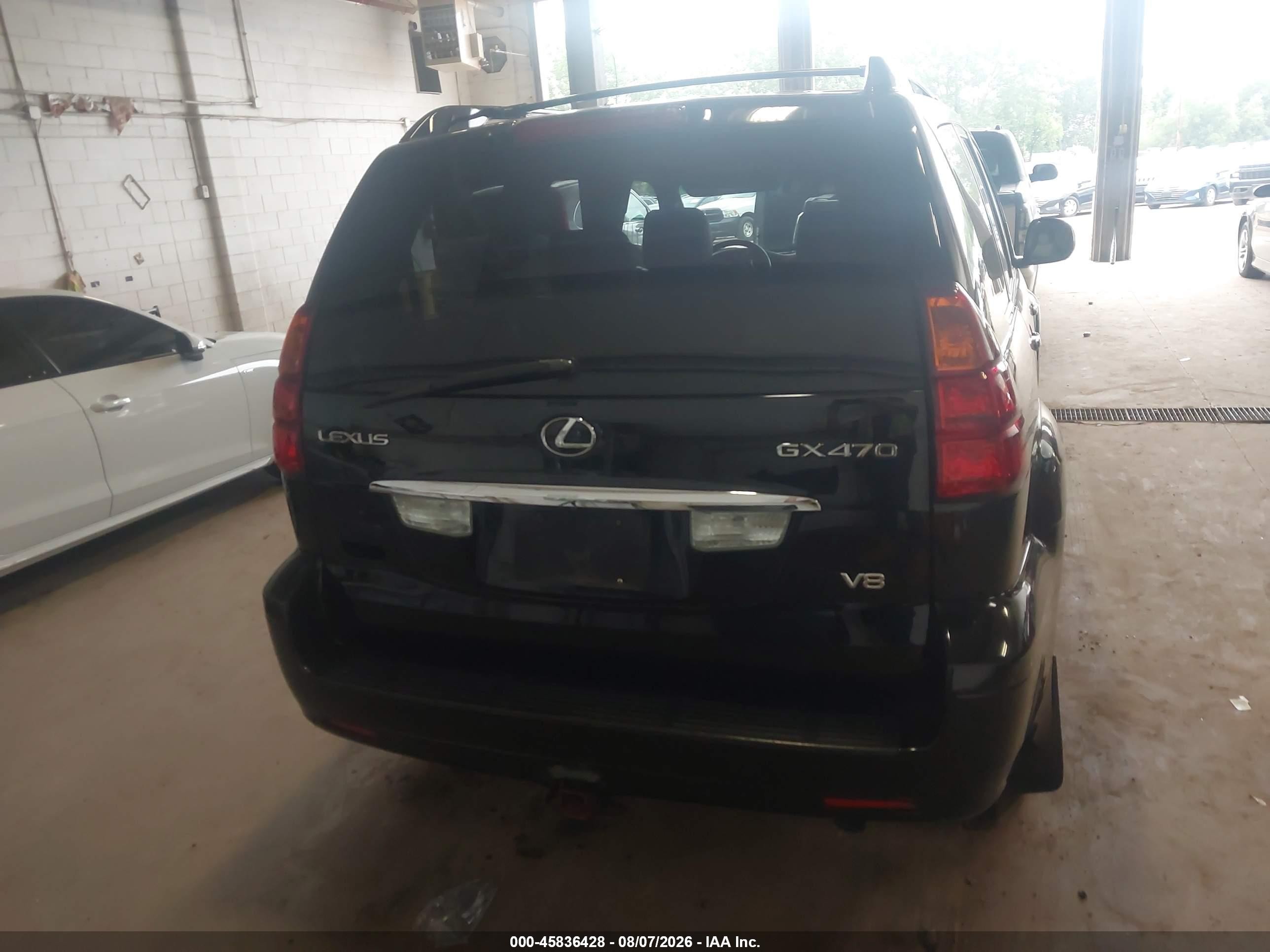 2005 Lexus Gx 470   Black vin: JTJBT20X050069252