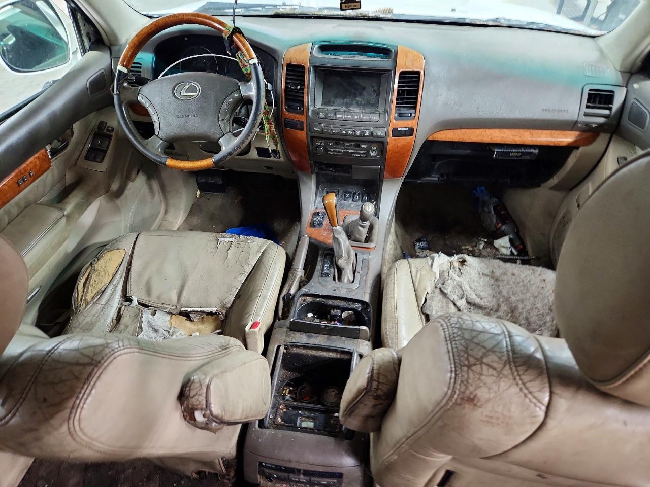 2005 Lexus Gx 470 Белый vin: JTJBT20X050074466