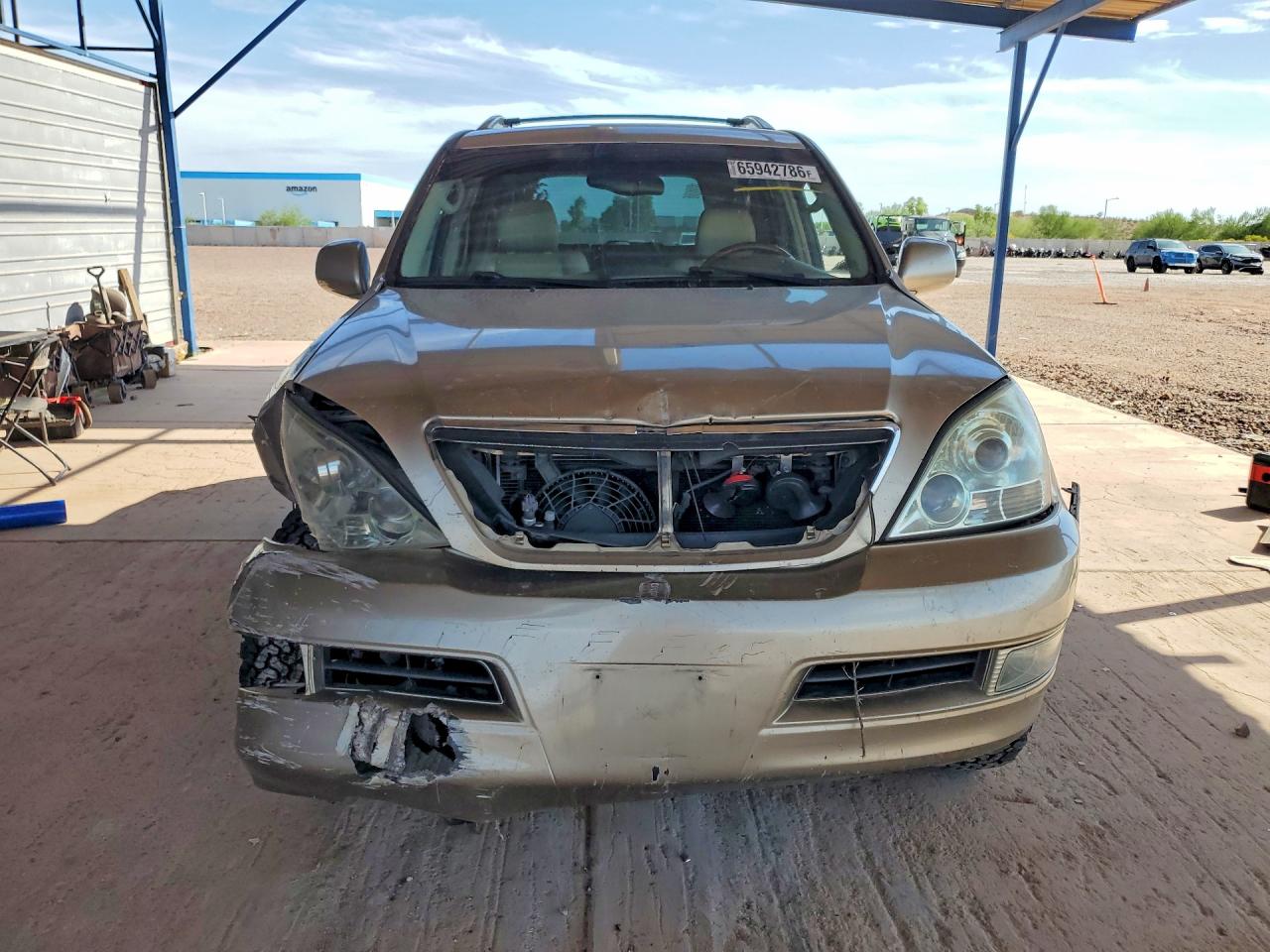 2005 Lexus Gx 470 Tan vin: JTJBT20X050082647