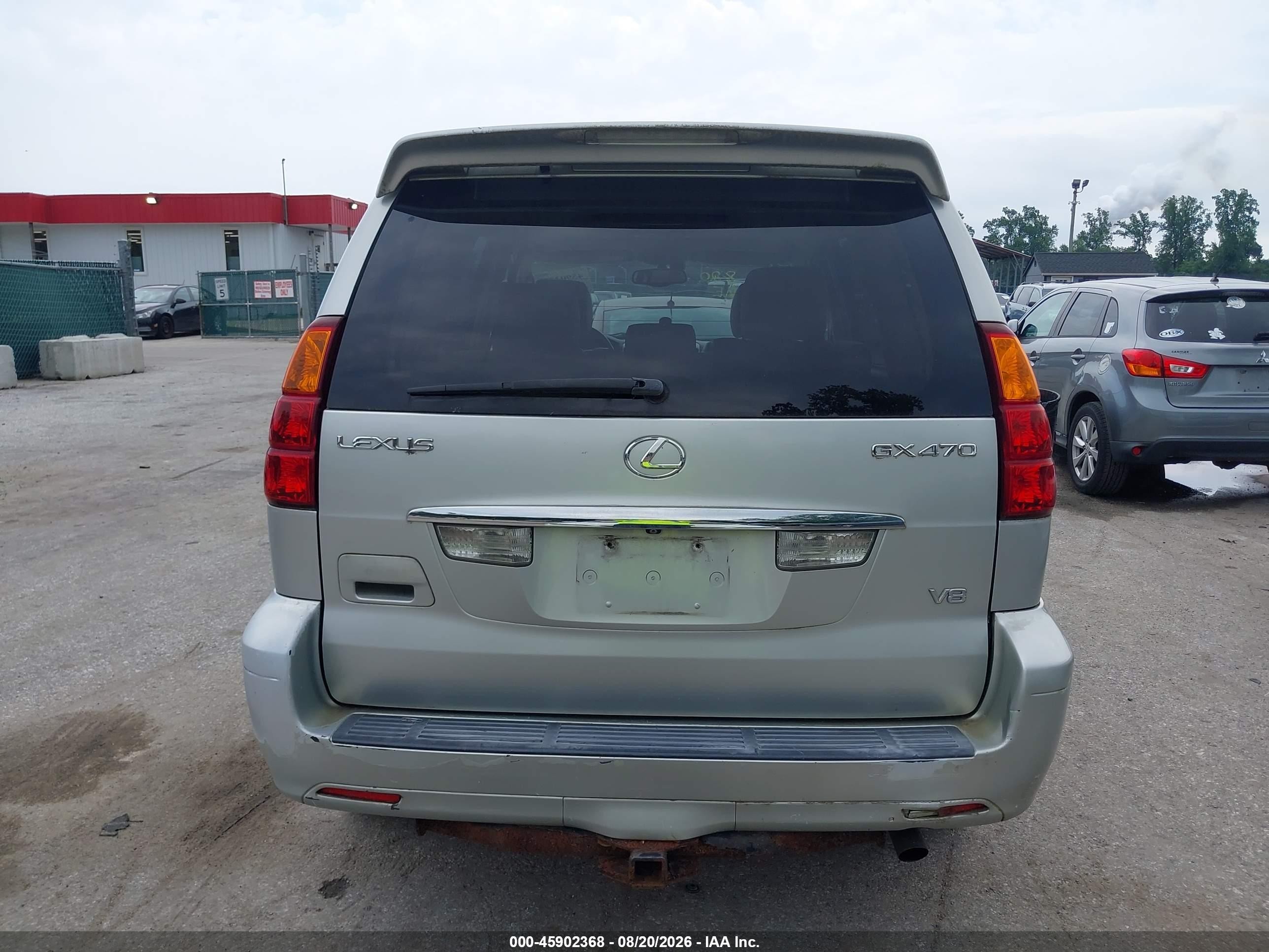 2005 Lexus Gx 470   Silver vin: JTJBT20X050086889